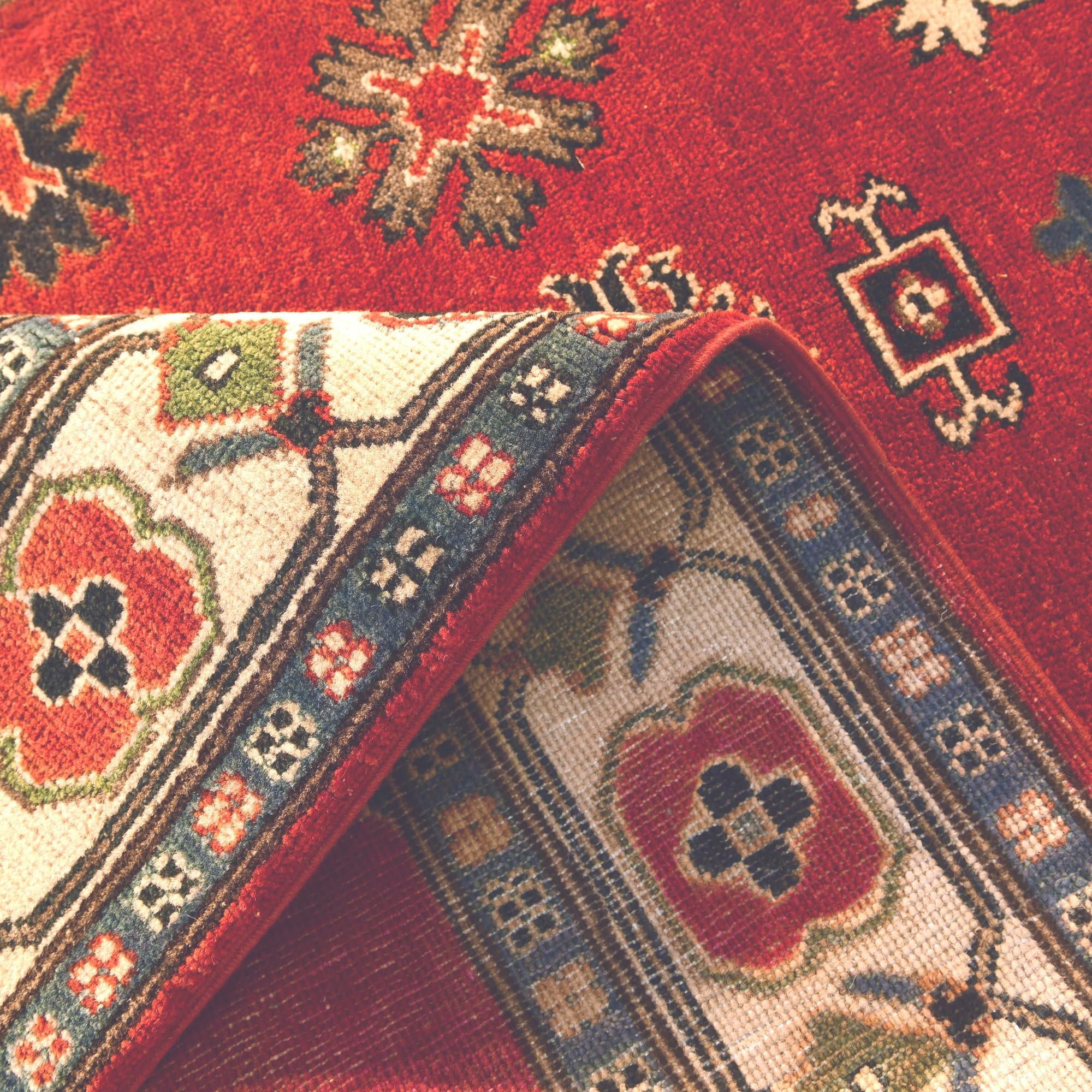 3' 11 x 5' 8 Hand Knotted Kazak Rug