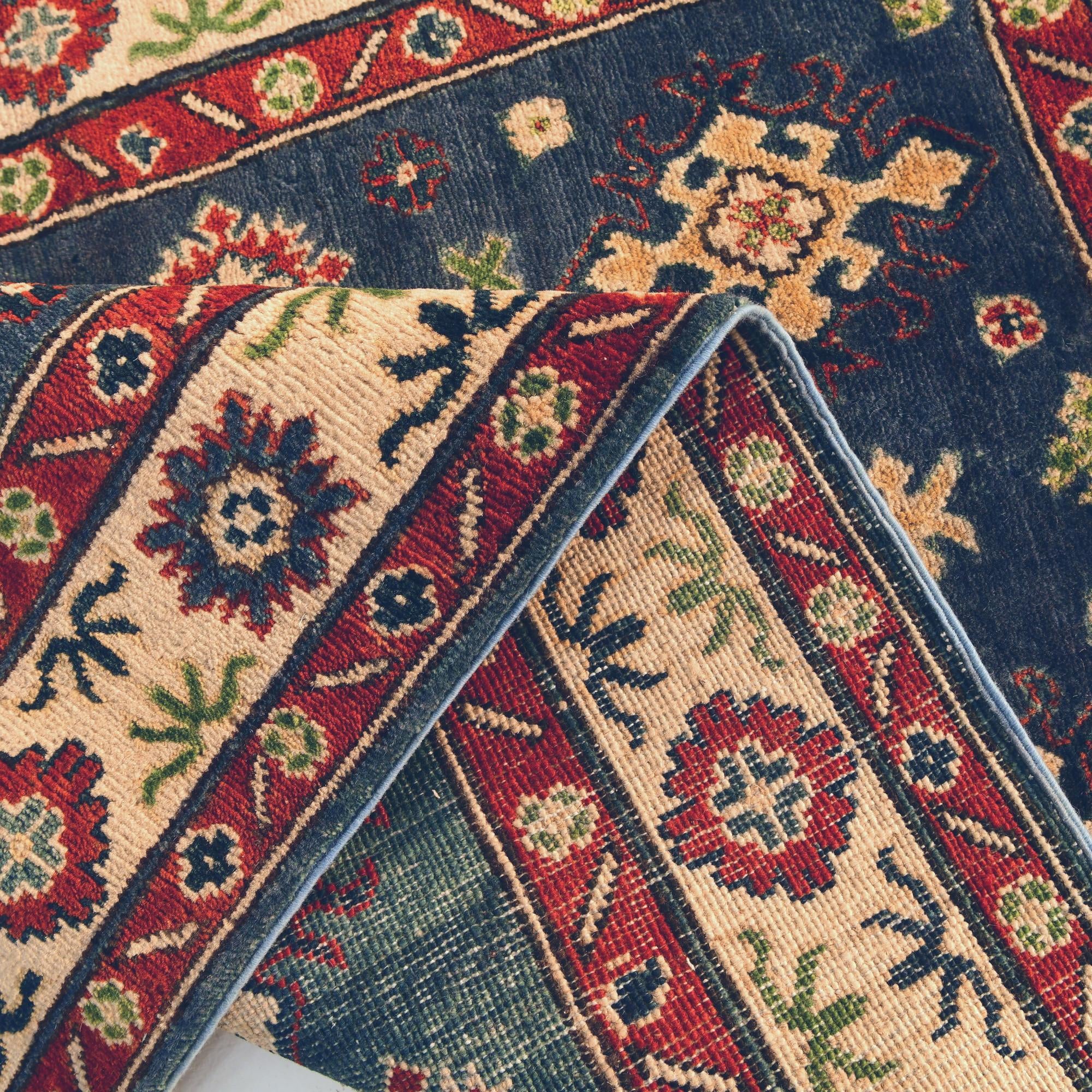 3' 4 x 5' 3 Hand Knotted Kazak Rug