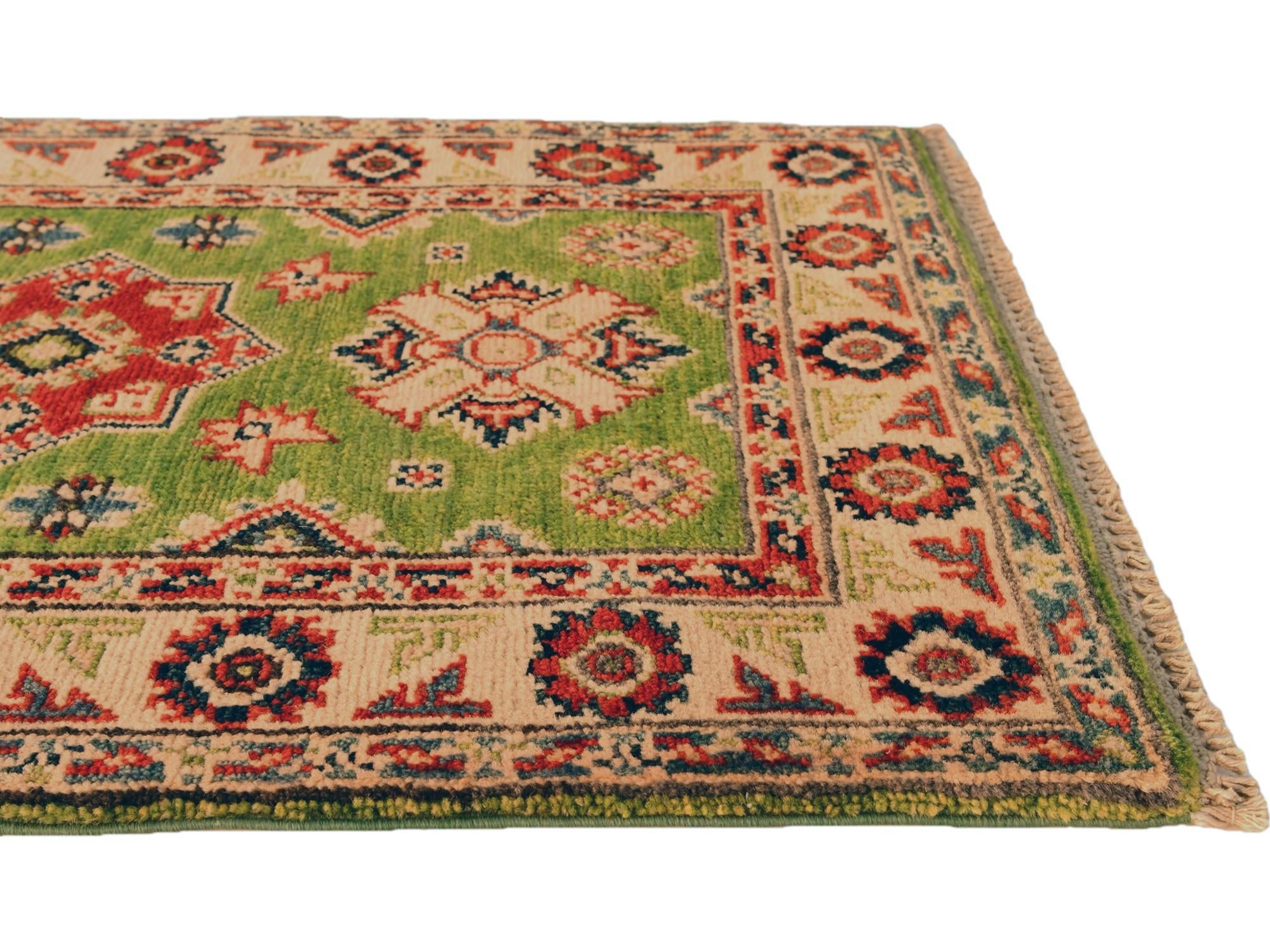 Detail image 6 of 10: 2' x 3' 1 Hand Knotted Kazak Rug