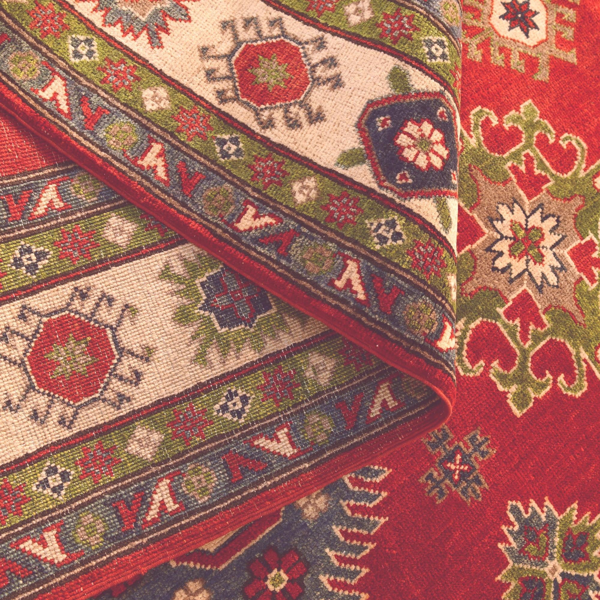 6' 8 x 9' 10 Hand Knotted Kazak Rug
