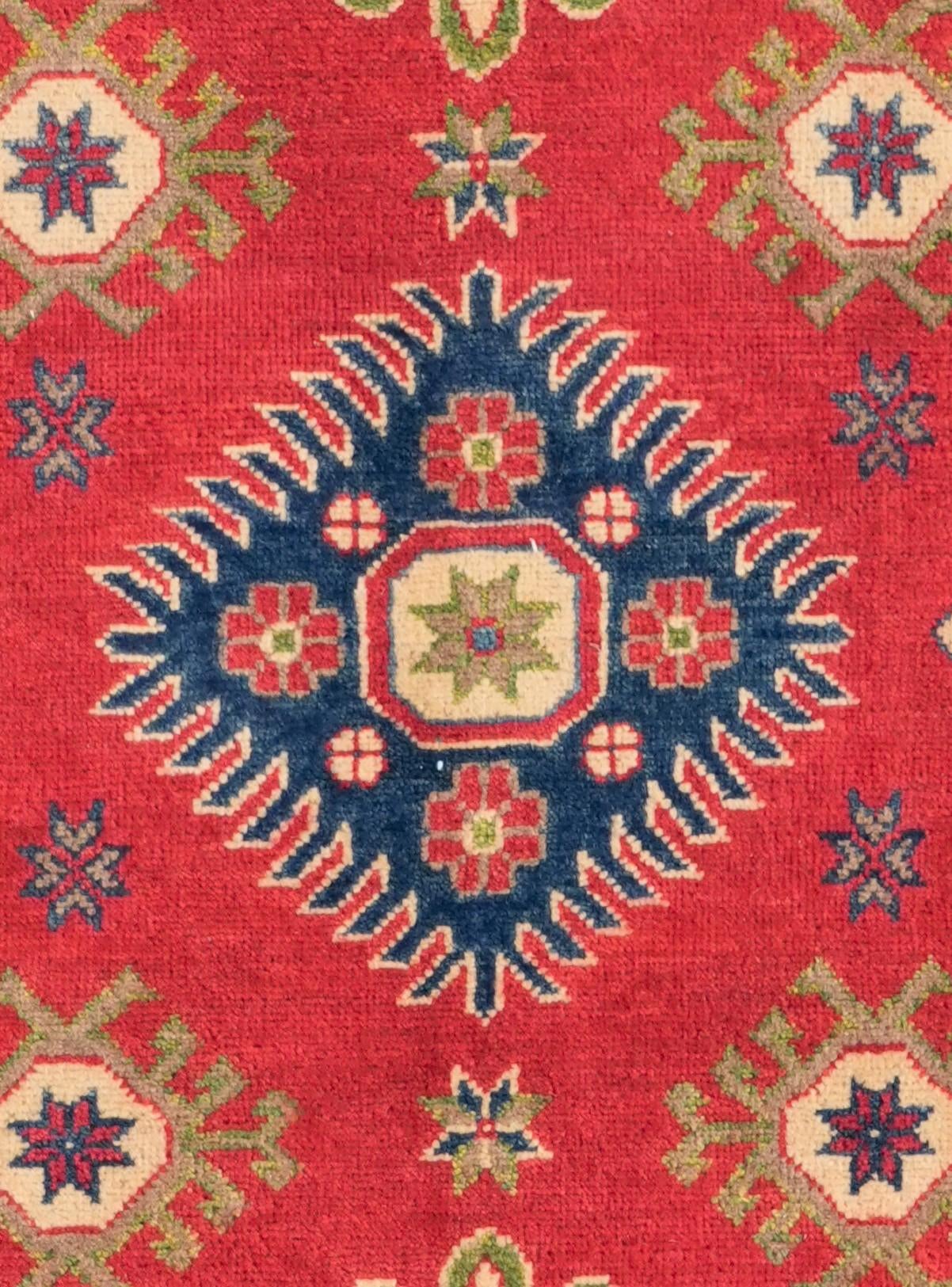 6' 8 x 9' 10 Hand Knotted Kazak Rug
