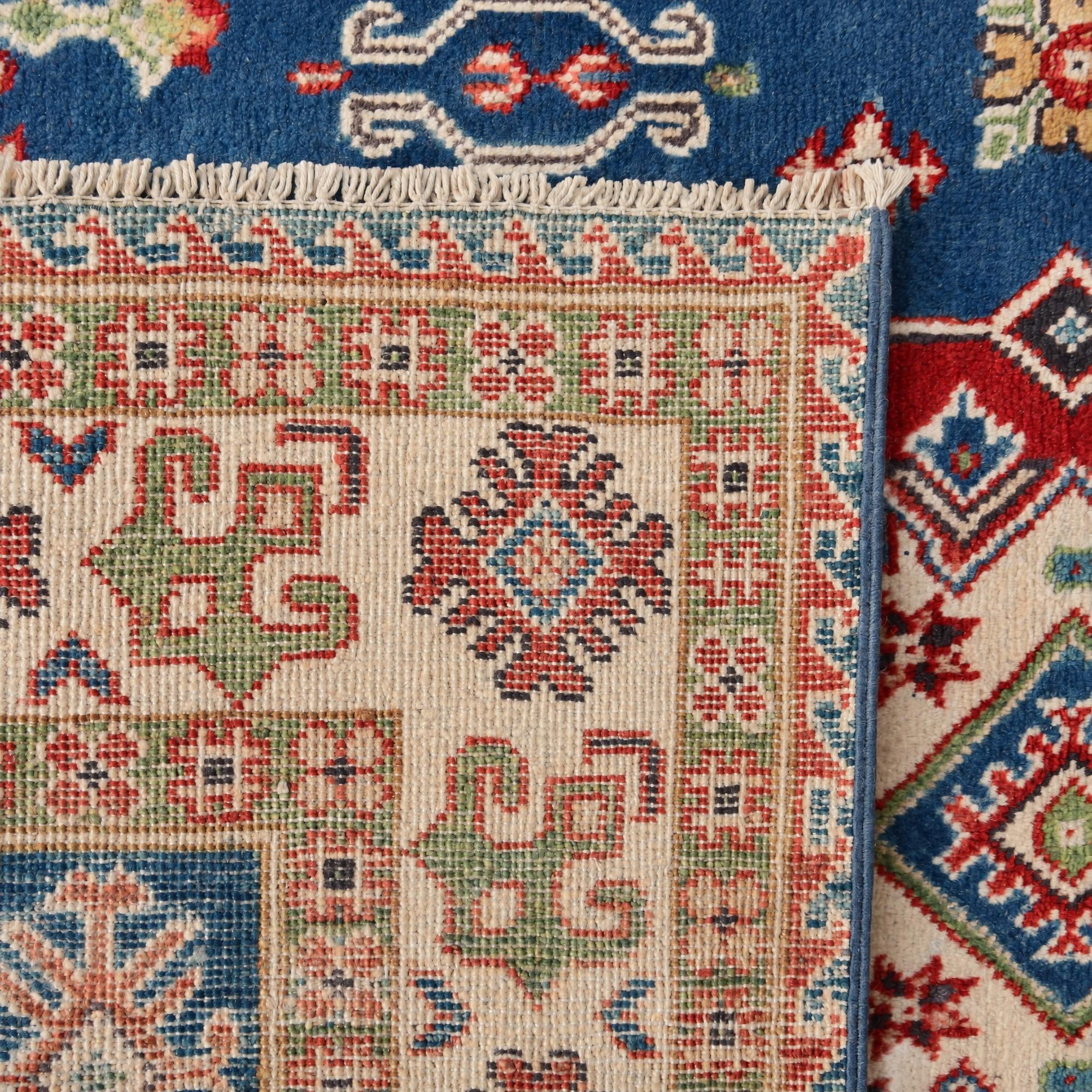 120cm x 185cm Hand Knotted Kazak Rug