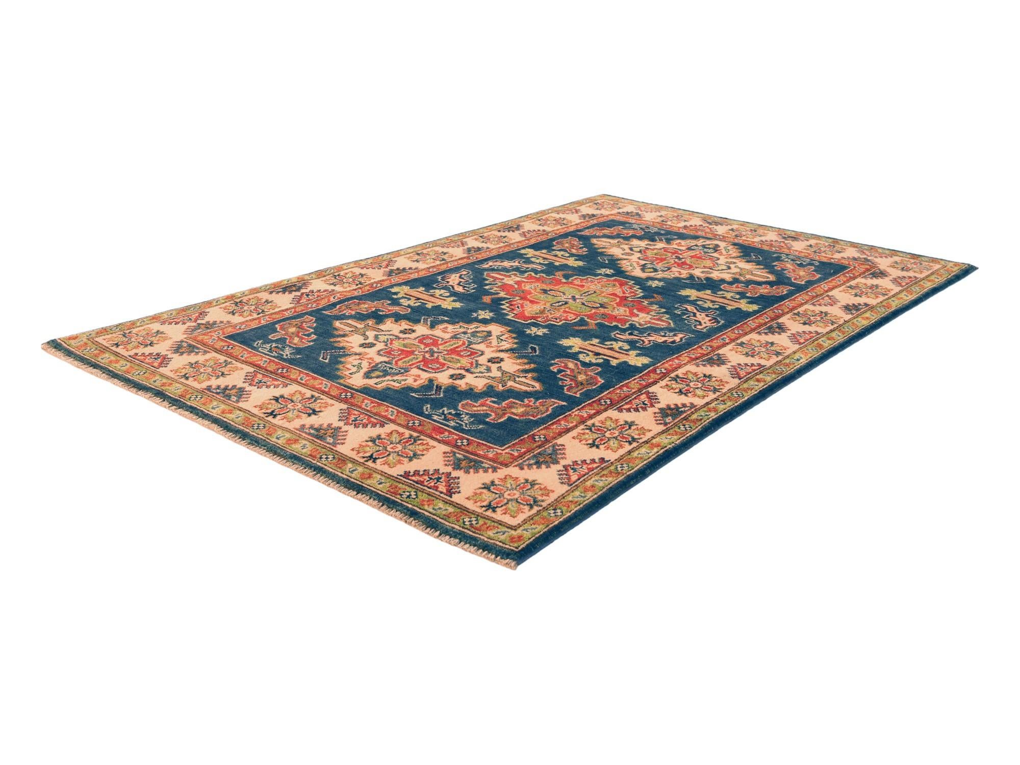 3' 10 x 6' Hand Knotted Kazak Rug