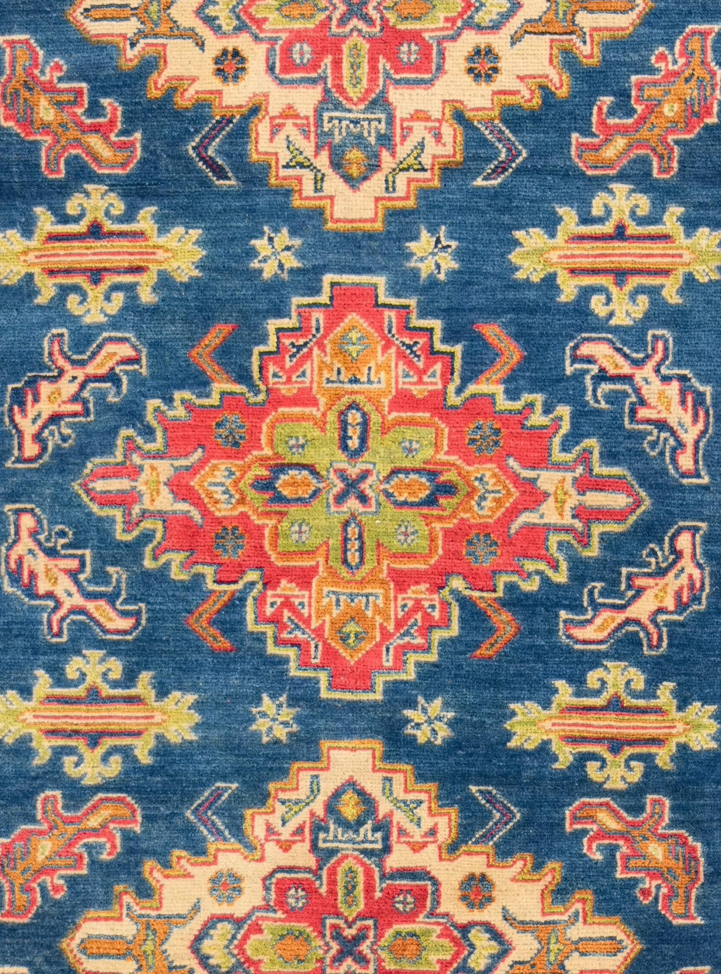 3' 10 x 6' Hand Knotted Kazak Rug