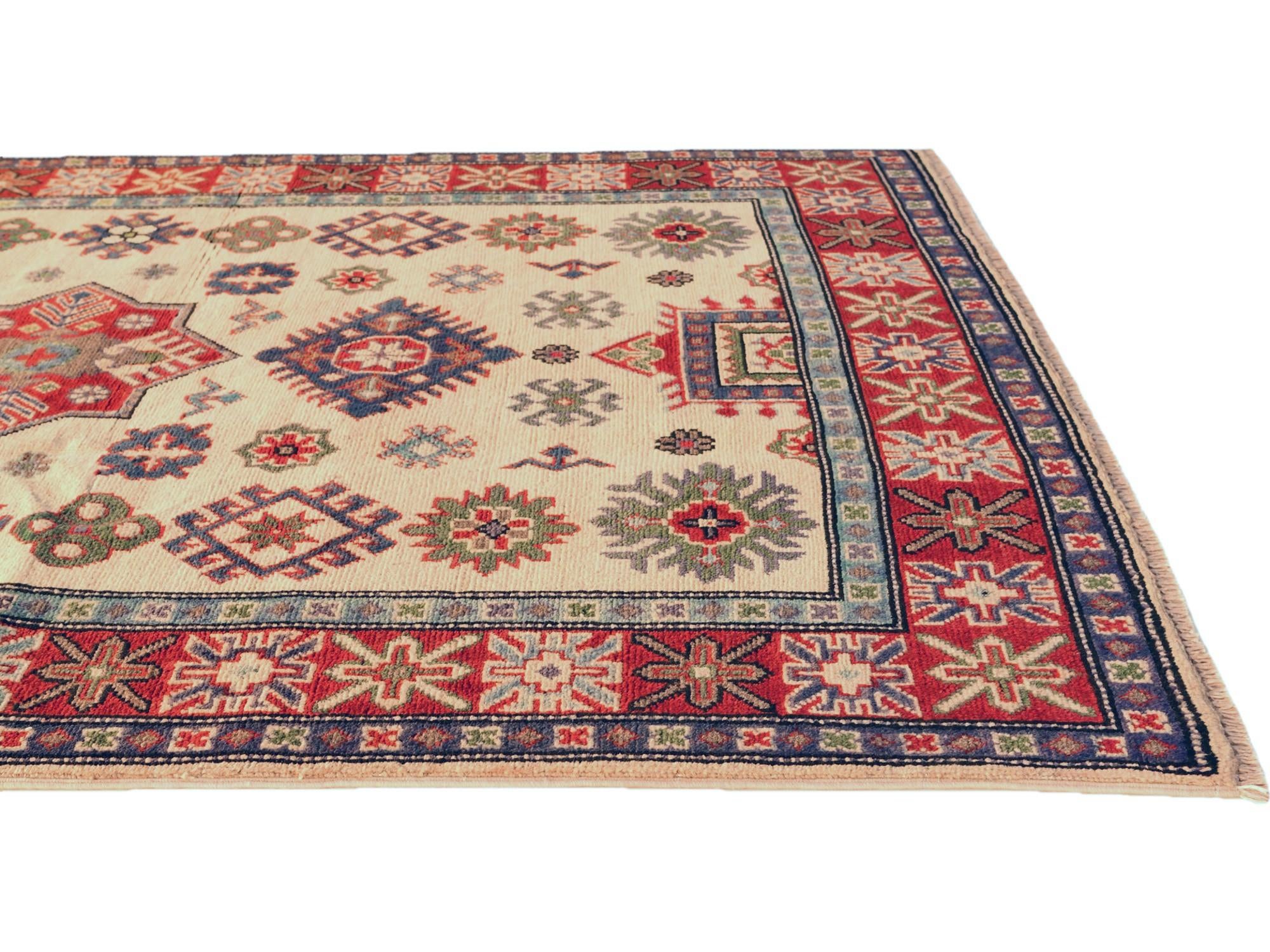 3' 10 x 5' 10 Hand Knotted Kazak Rug