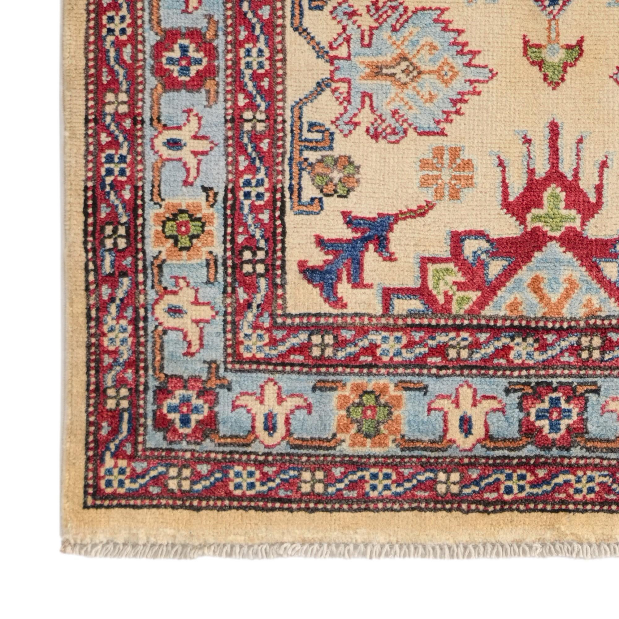 2' 9 x 4' 2 Hand Knotted Kazak Rug