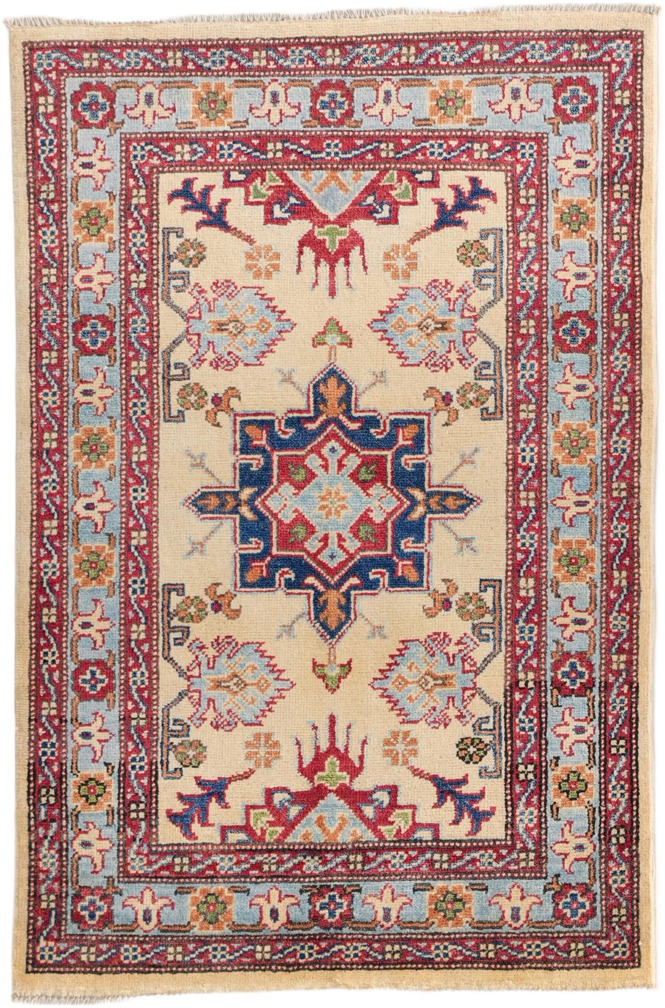 2' 9 x 4' 2 Hand Knotted Kazak Rug
