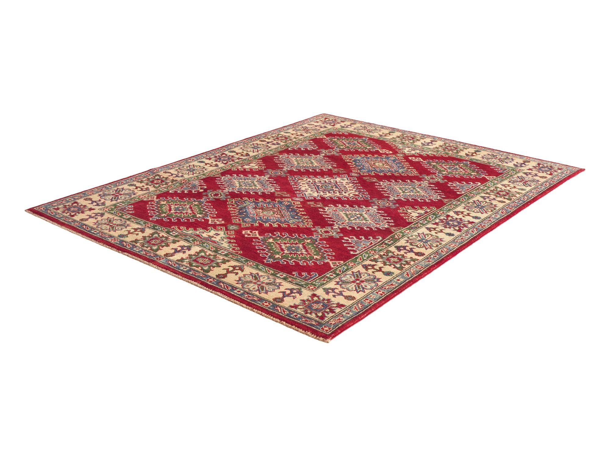 Detail image 4 of 12: 4' 11 x 6' 7 Hand Knotted Kazak Rug