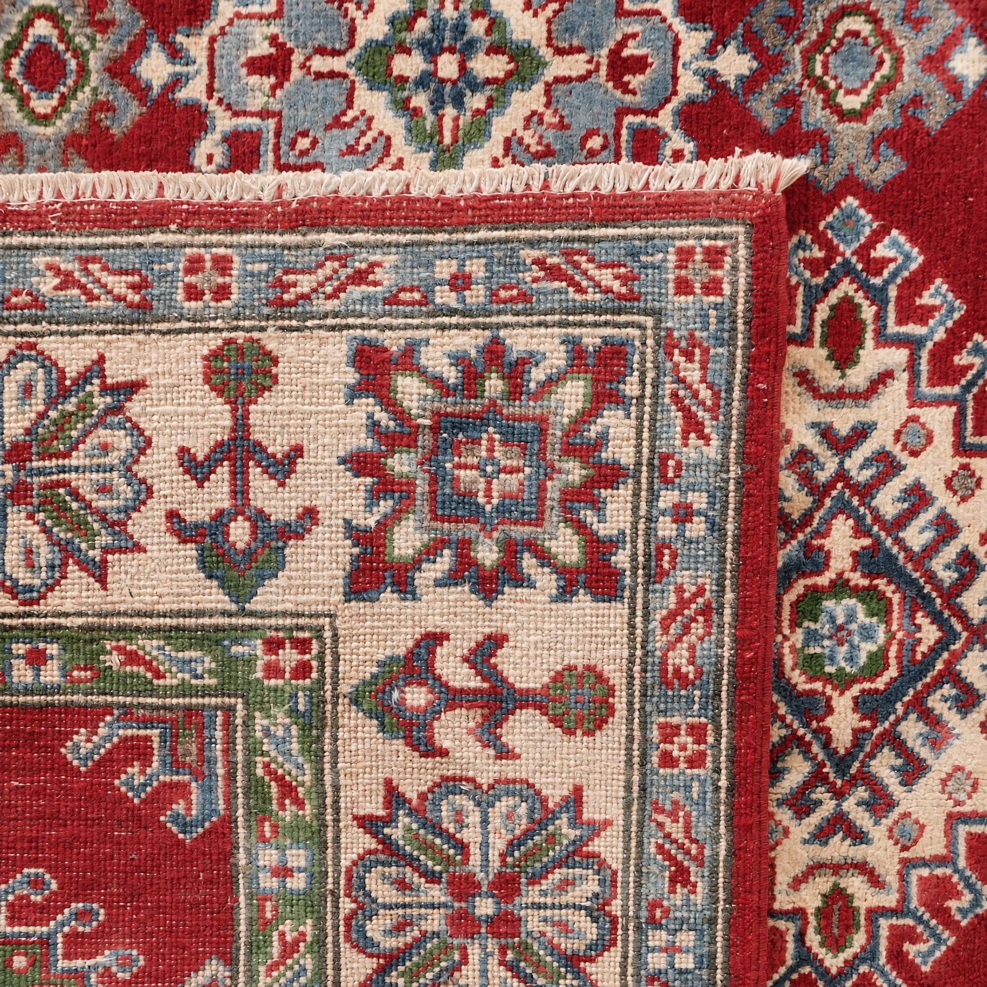 Detail image 12 of 12: 4' 11 x 6' 7 Hand Knotted Kazak Rug