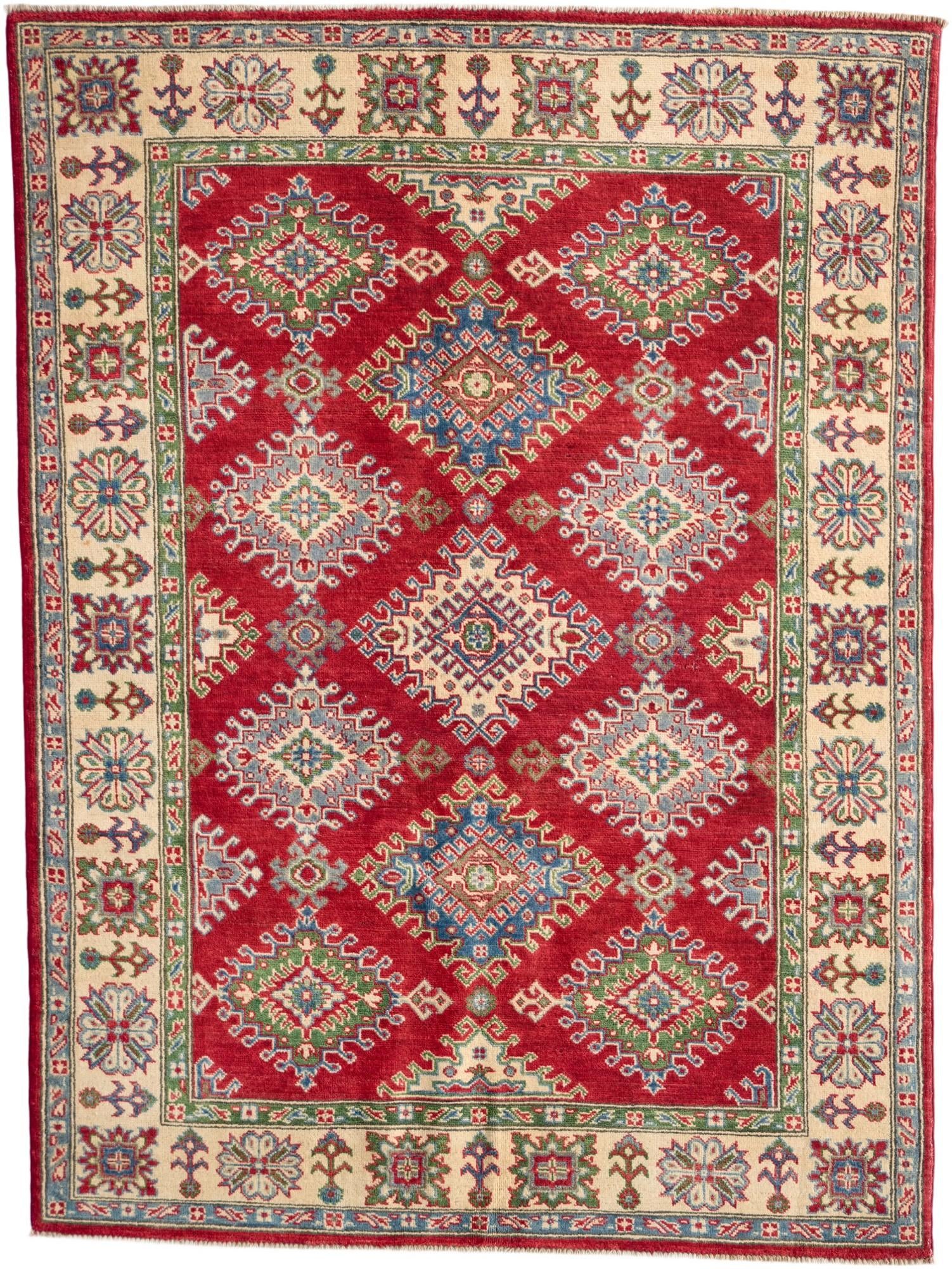 Detail image 2 of 12: 4' 11 x 6' 7 Hand Knotted Kazak Rug