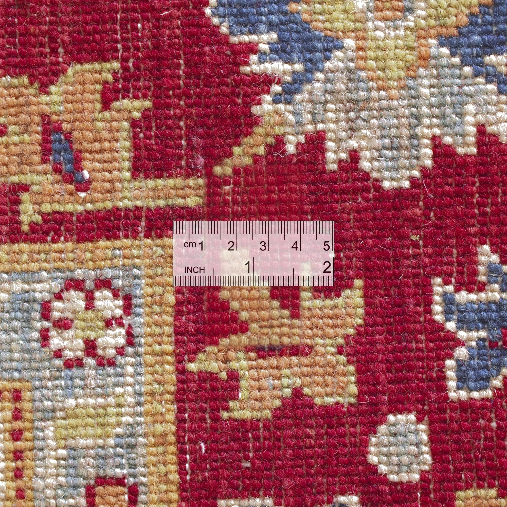 Detail image 10 of 12: 4' 10 x 7' 5 Hand Knotted Kazak Rug