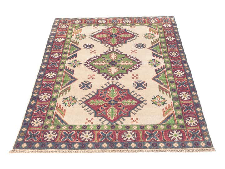 3' 3 x 4' 10 Hand Knotted Kazak Rug