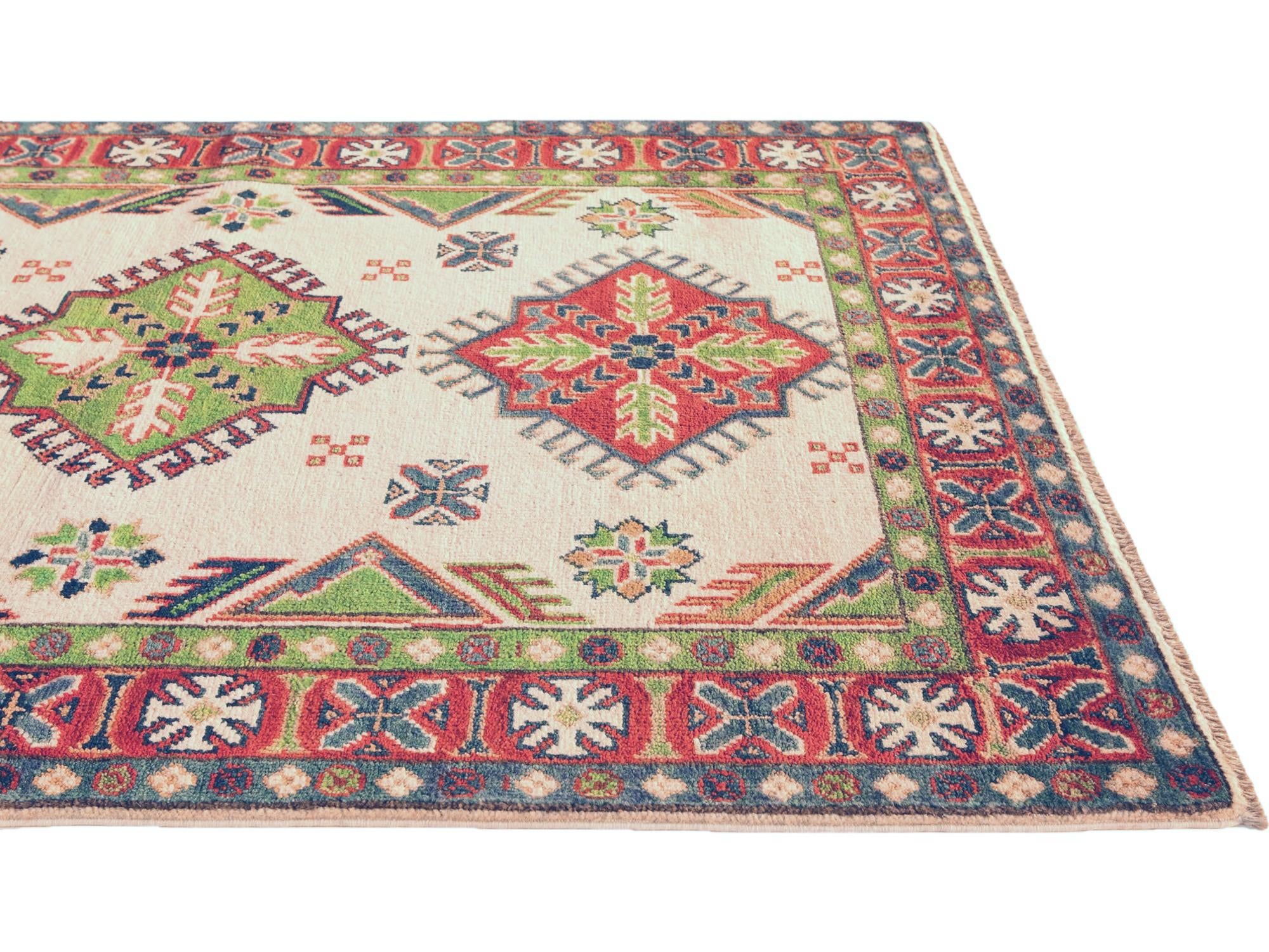 100cm x 145cm Hand Knotted Kazak Rug