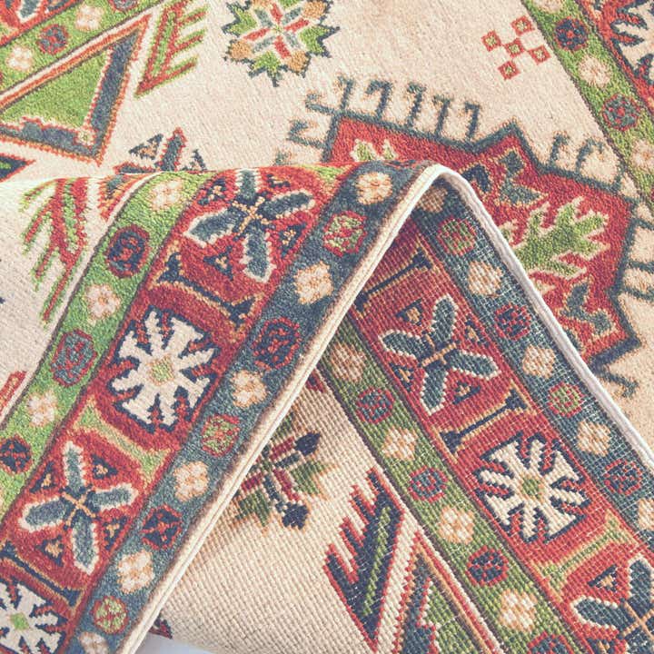 3' 3 x 4' 10 Hand Knotted Kazak Rug