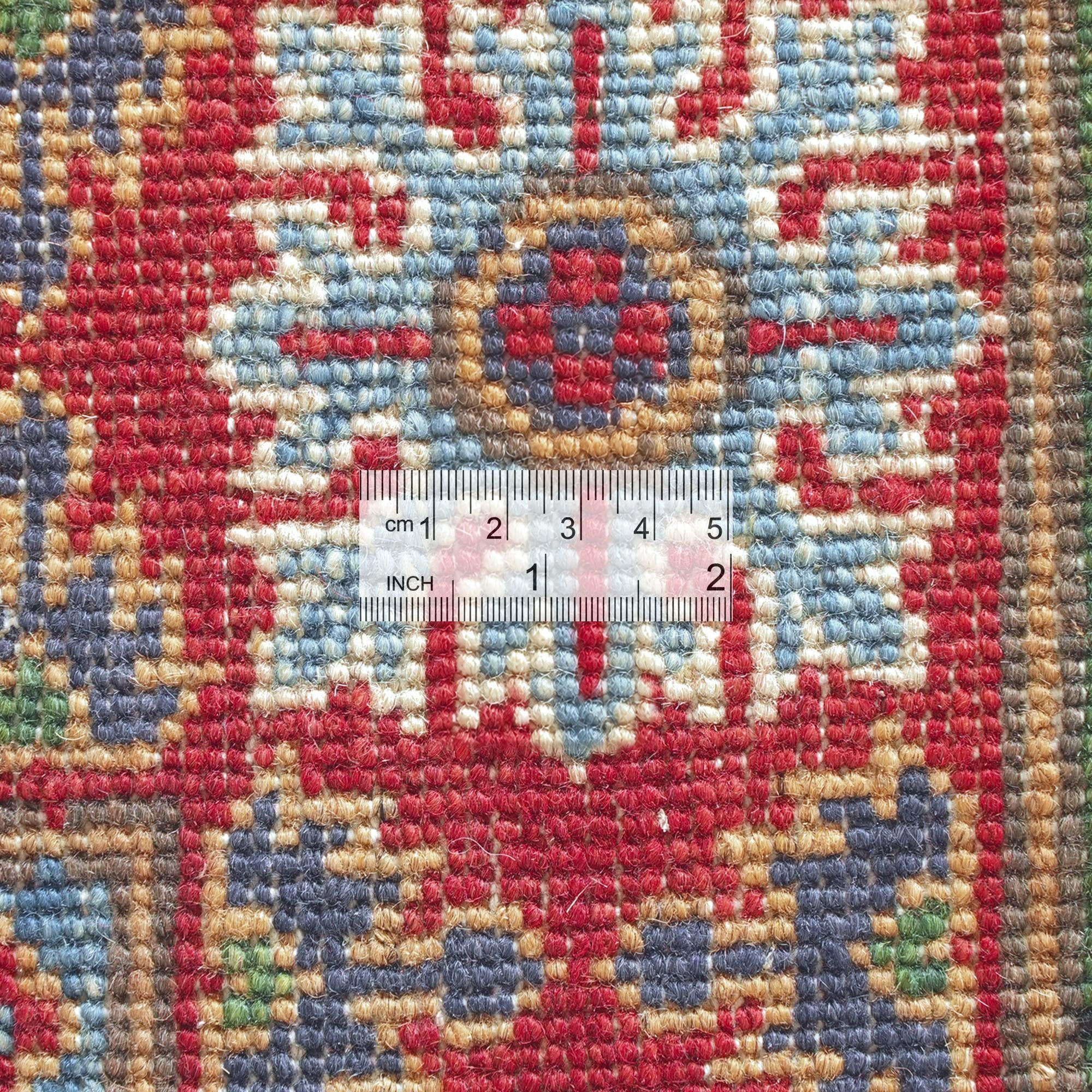 Detail image 10 of 12: 4' 2 x 6' Hand Knotted Kazak Rug
