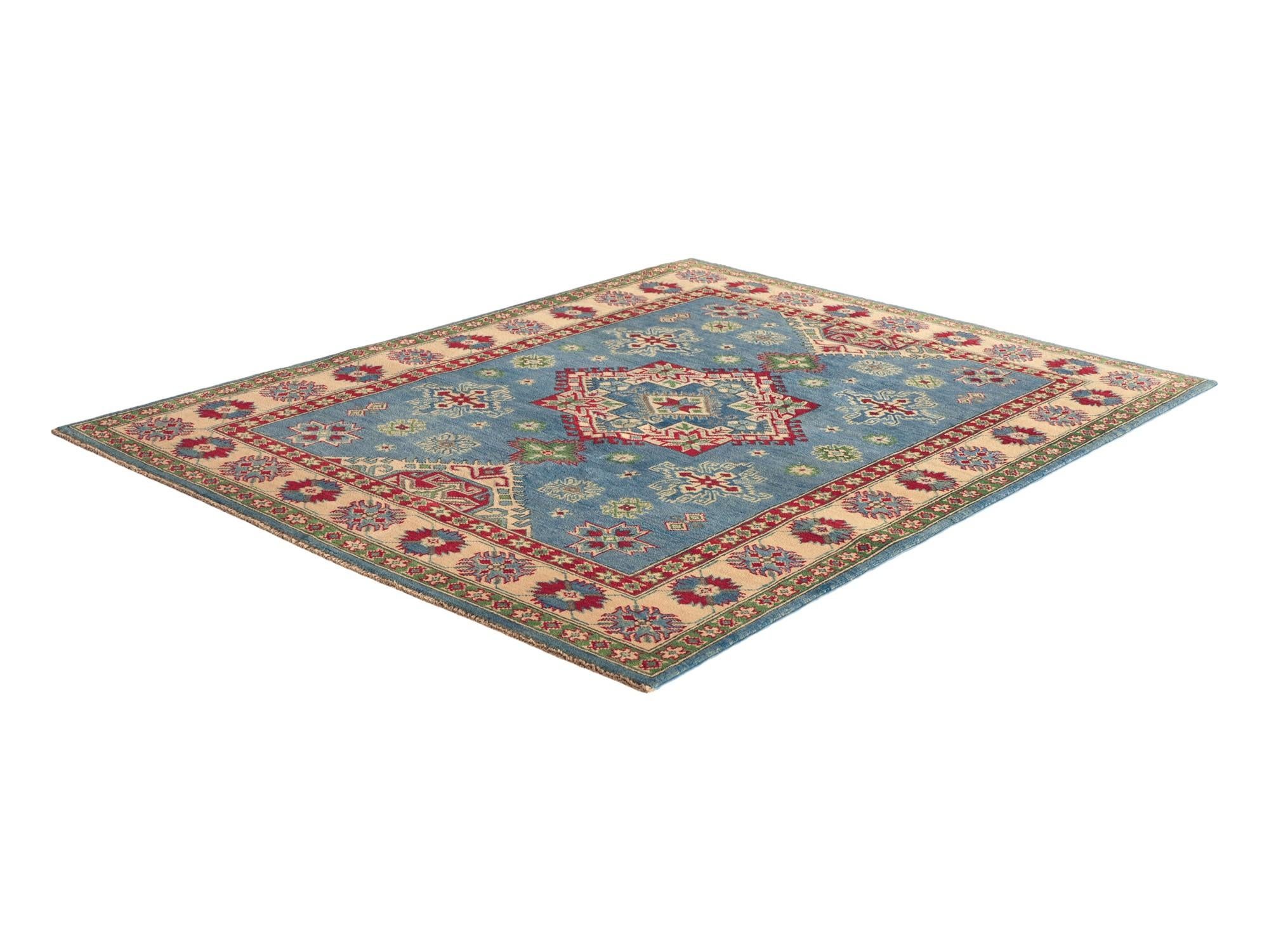 Detail image 4 of 11: 5' x 6' 6 Hand Knotted Kazak Rug
