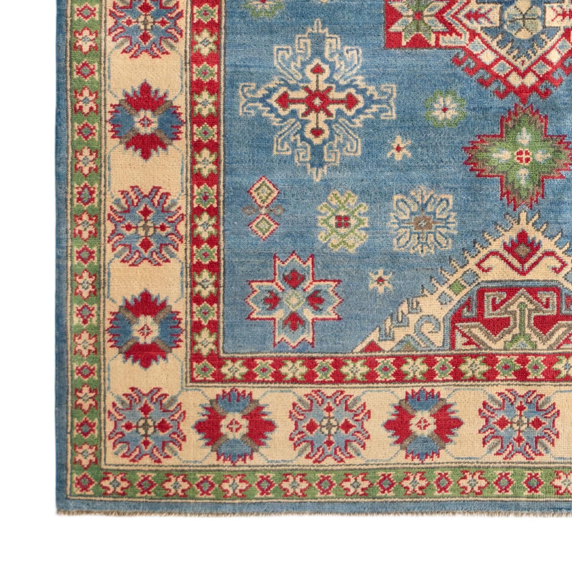 Detail image 7 of 11: 5' x 6' 6 Hand Knotted Kazak Rug