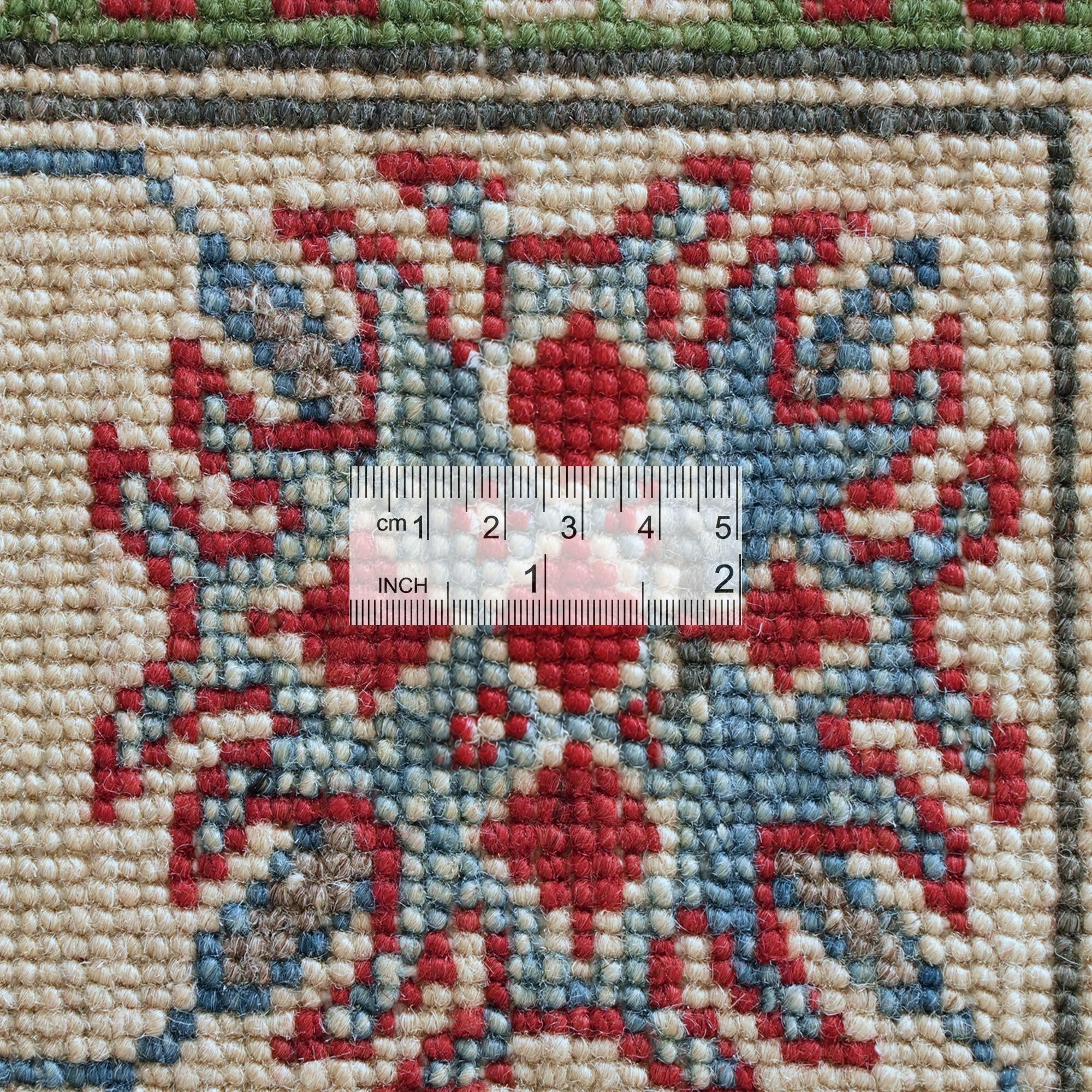 Detail image 9 of 11: 5' x 6' 6 Hand Knotted Kazak Rug