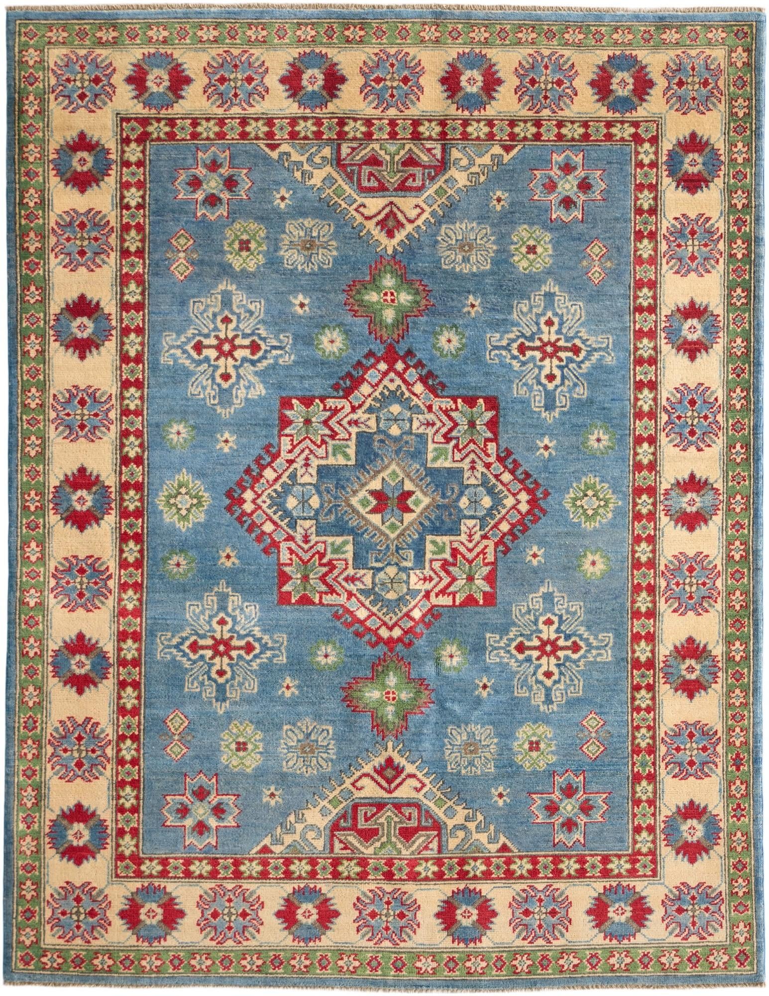 Detail image 2 of 11: 5' x 6' 6 Hand Knotted Kazak Rug