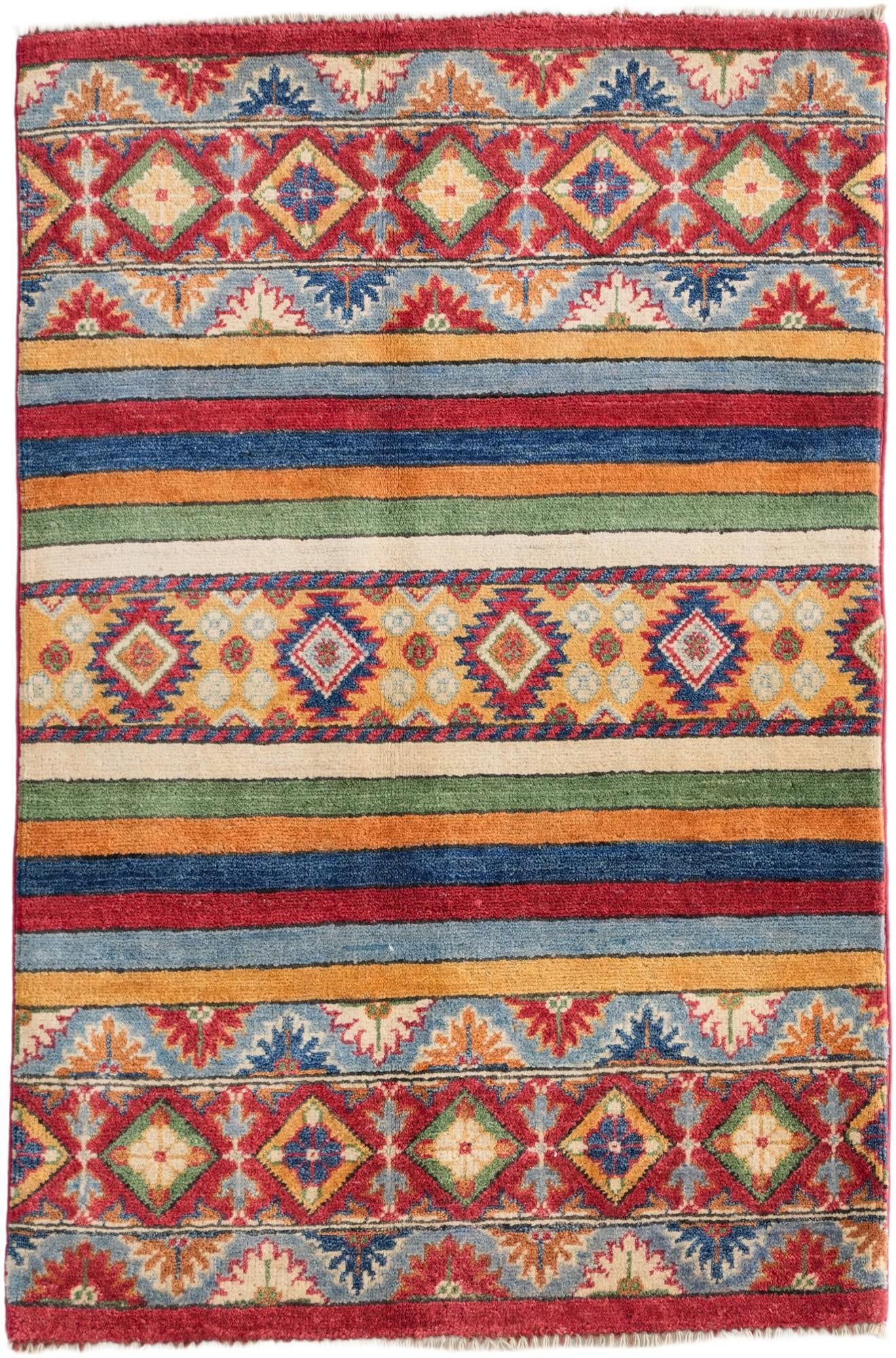 2' 9 x 4' 2 Hand Knotted Kazak Rug