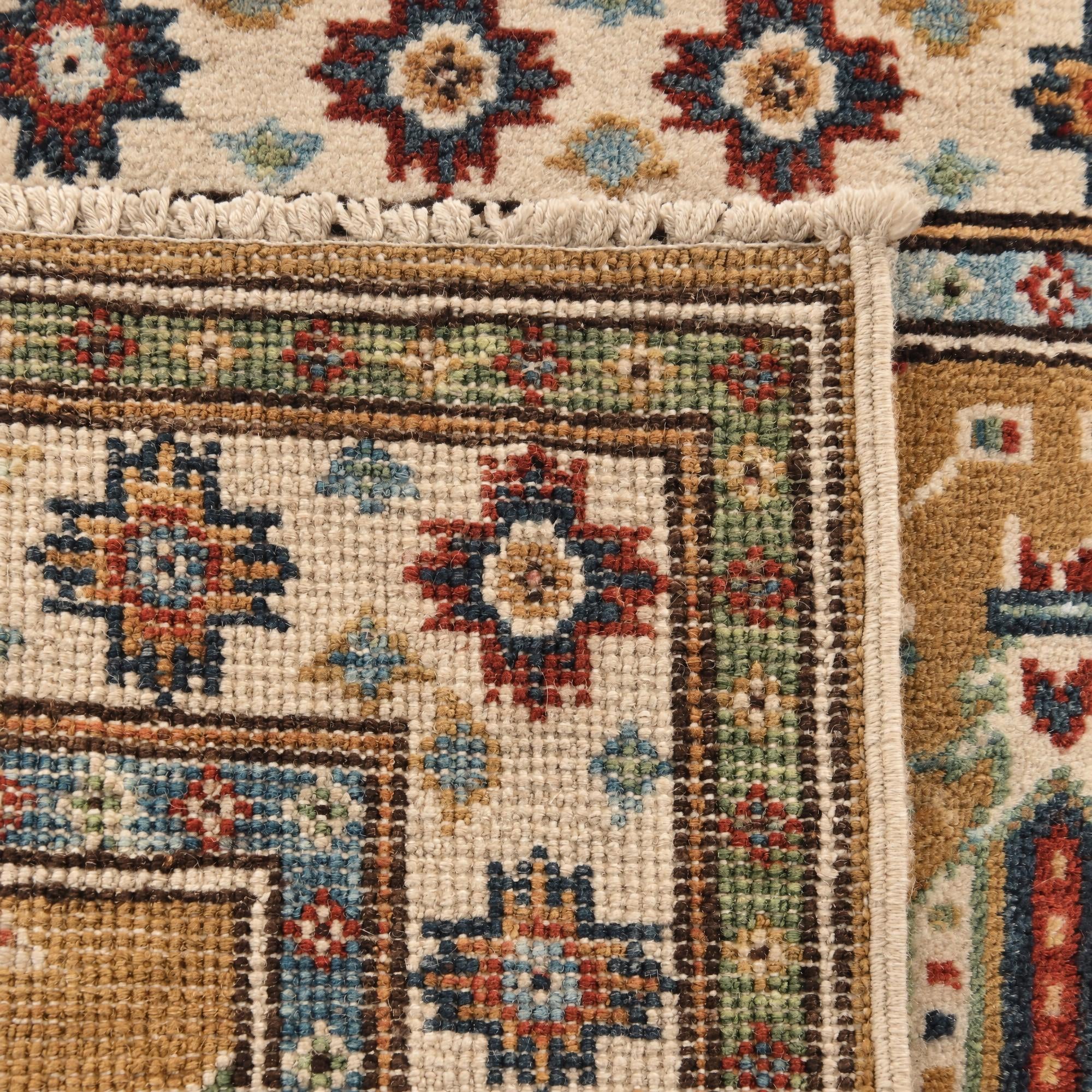 65cm x 90cm Hand Knotted Kazak Rug