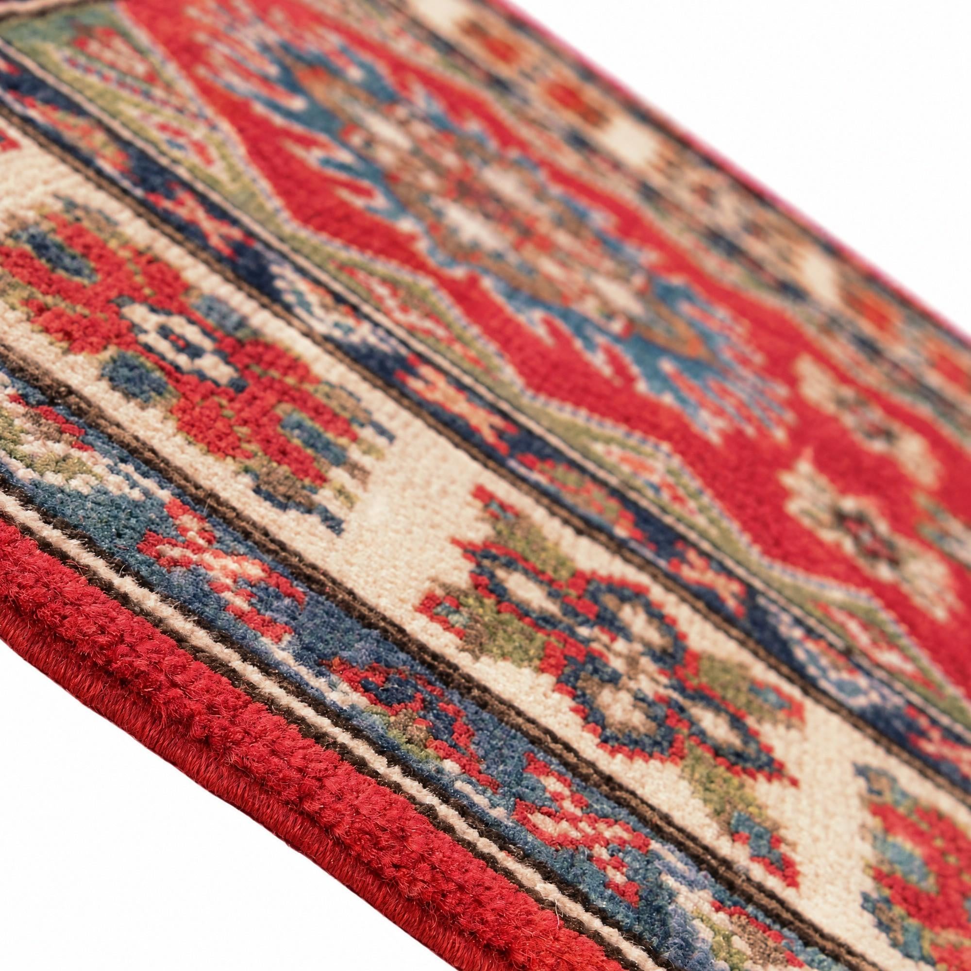 80cm x 125cm Hand Knotted Kazak Rug