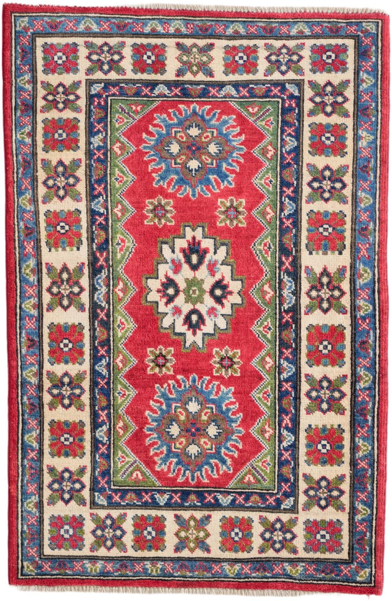2' 8 x 4' 2 Hand Knotted Kazak Rug