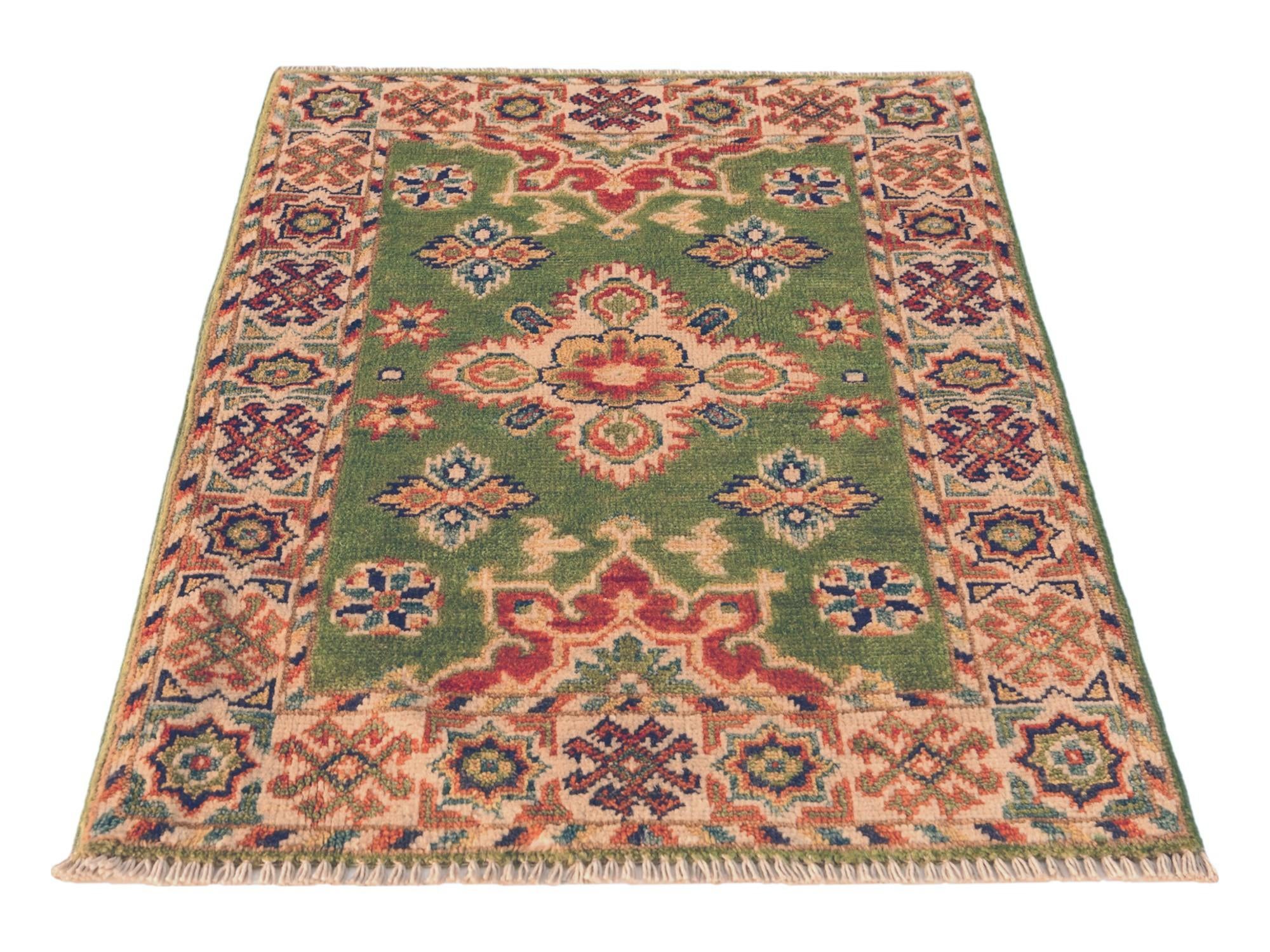 2' 2 x 3' Hand Knotted Kazak Rug