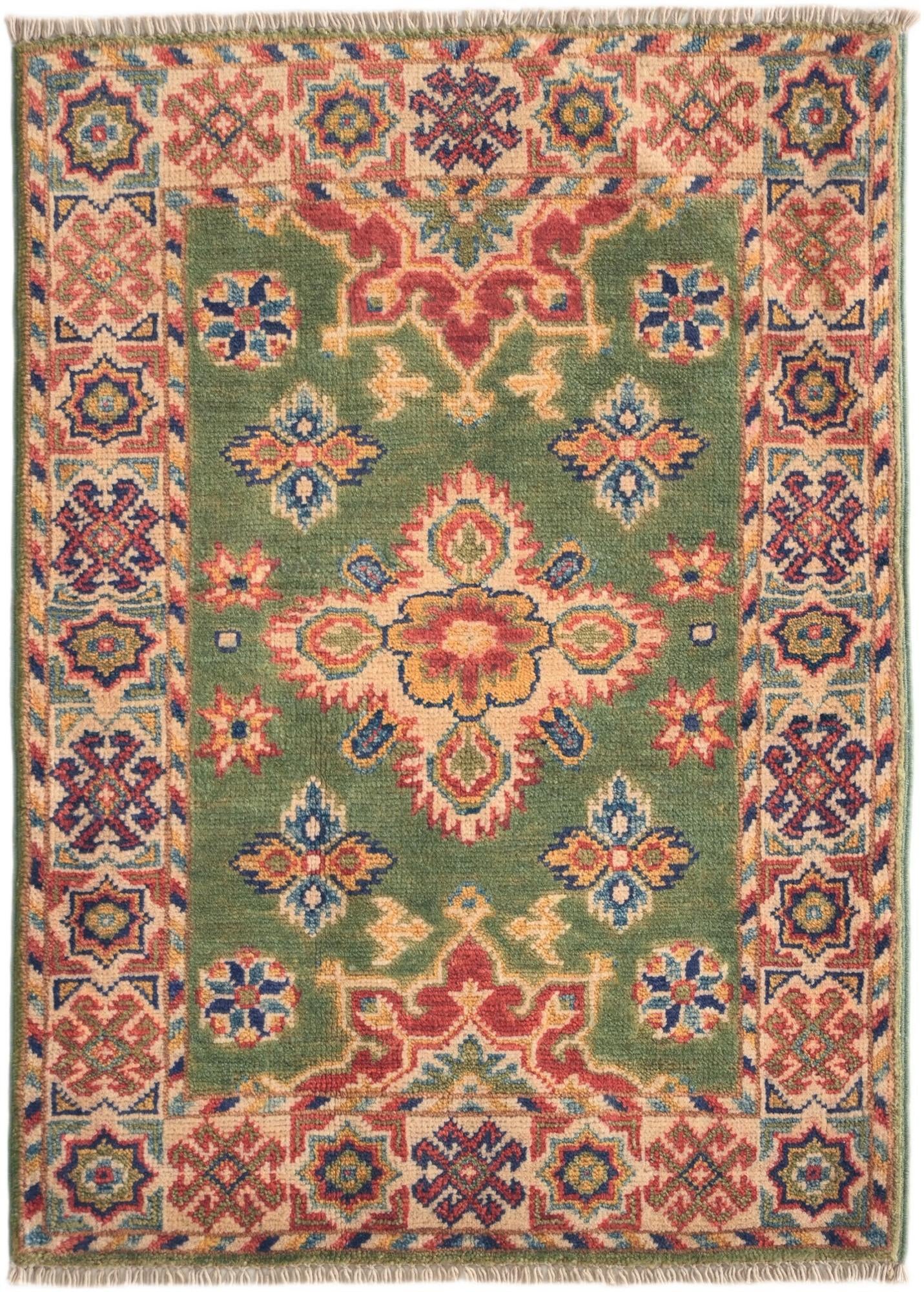 2' 2 x 3' Hand Knotted Kazak Rug