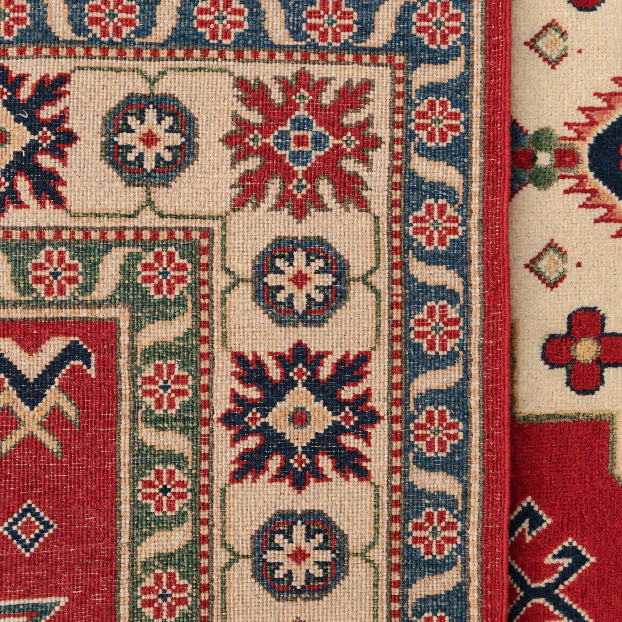 185cm x 270cm Handgeknüpft Kazak Teppich