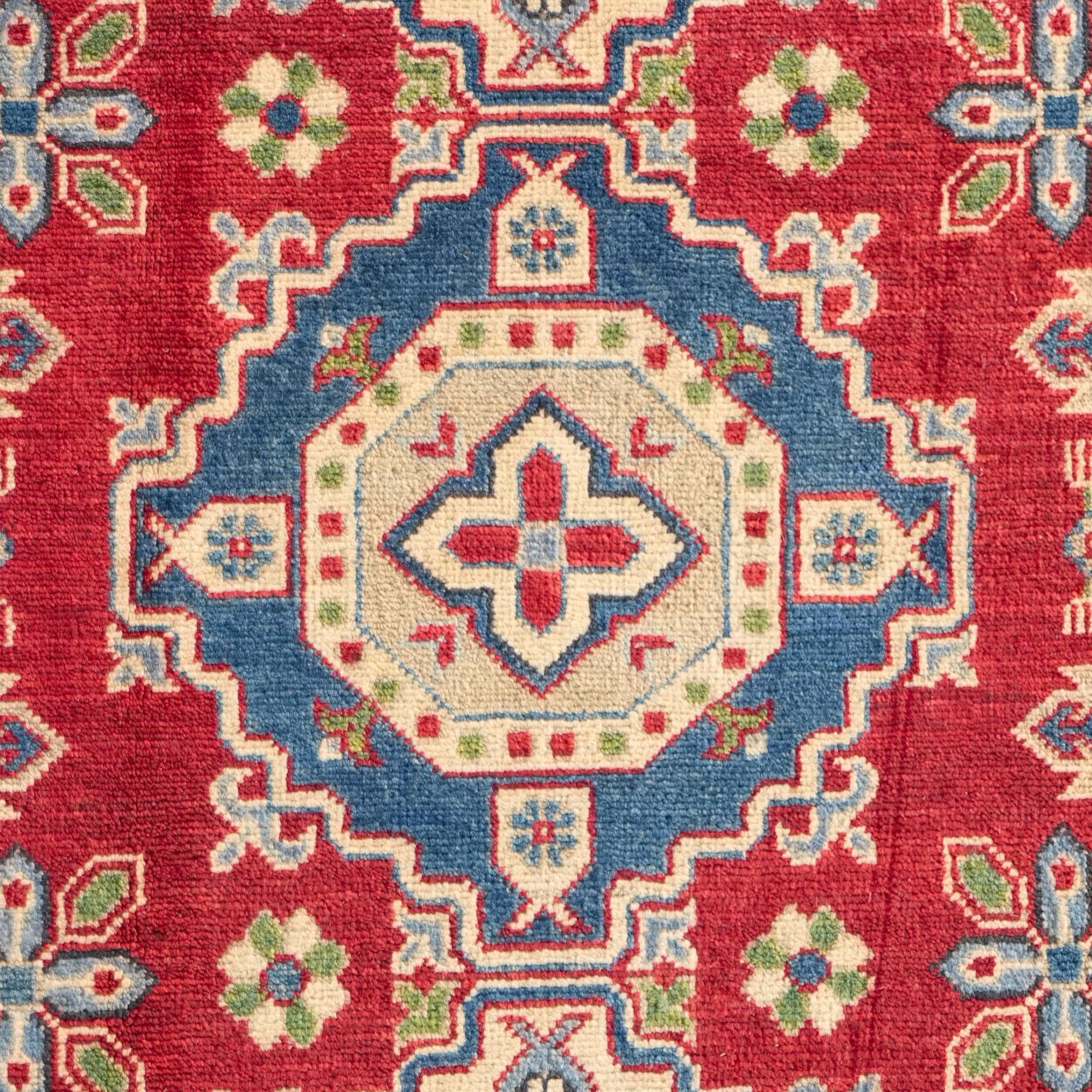 Detail image 10 of 10: 3' 11 x 5' 11 Hand Knotted Kazak Rug