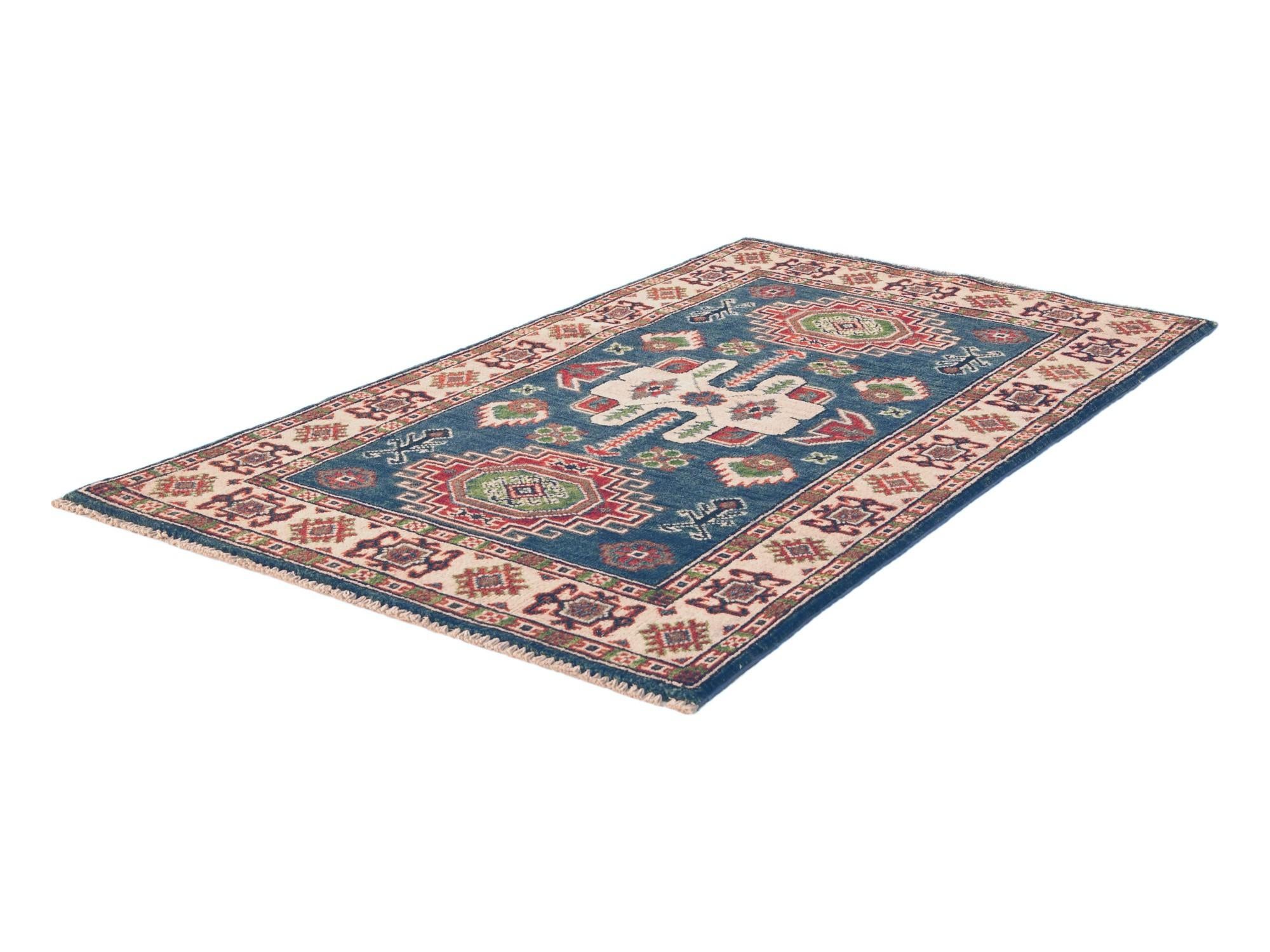 2' 7 x 4' 4 Hand Knotted Kazak Rug