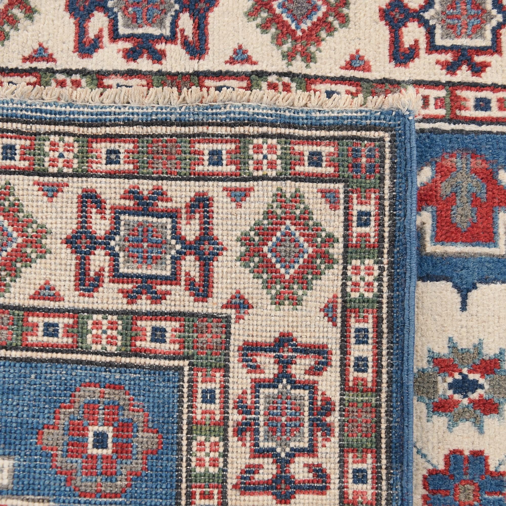80cm x 135cm Hand Knotted Kazak Rug