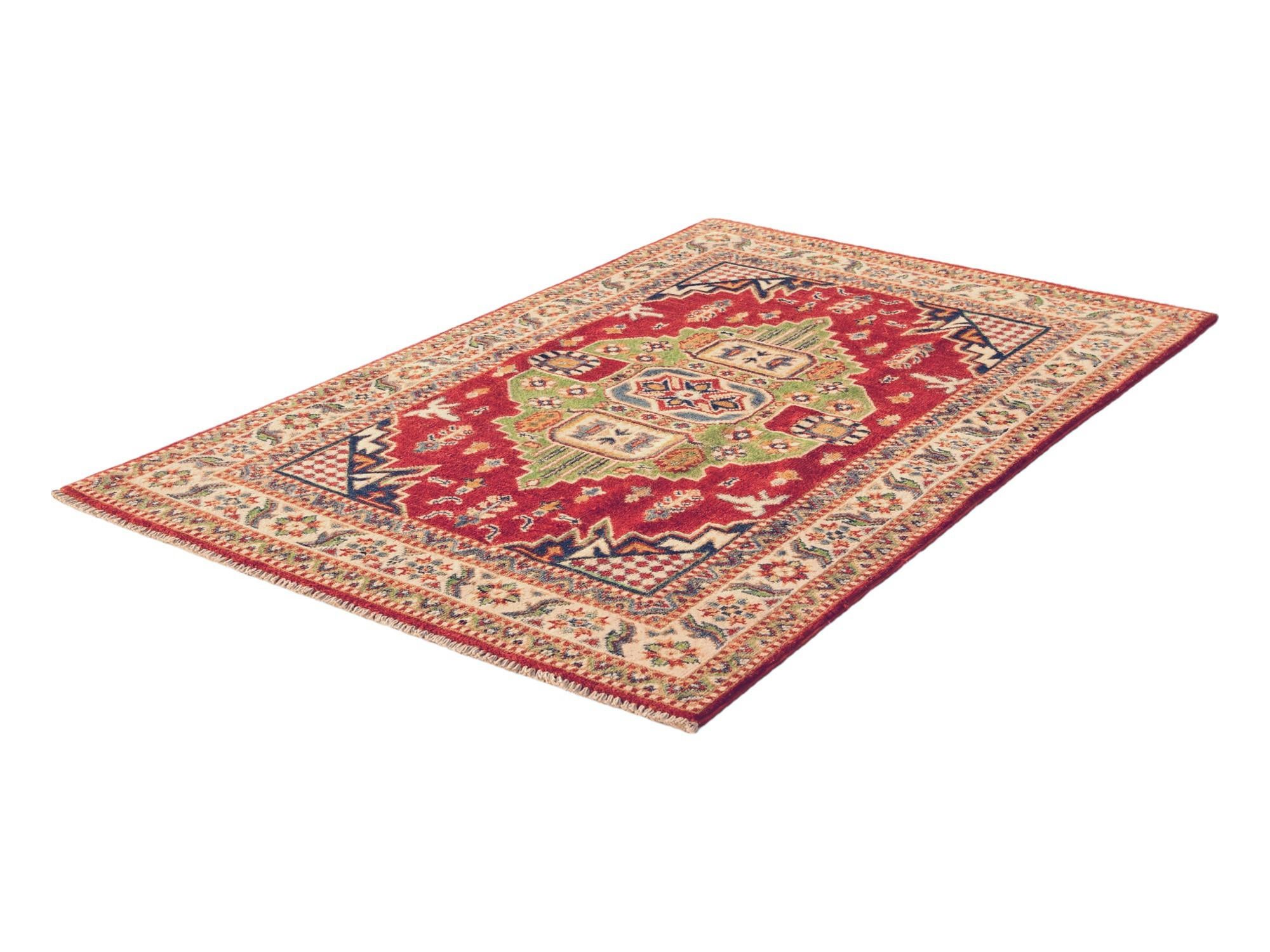 3' 3 x 4' 11 Hand Knotted Kazak Rug