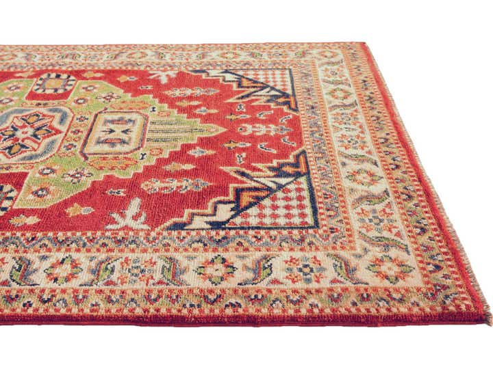 3' 3 x 4' 11 Hand Knotted Kazak Rug