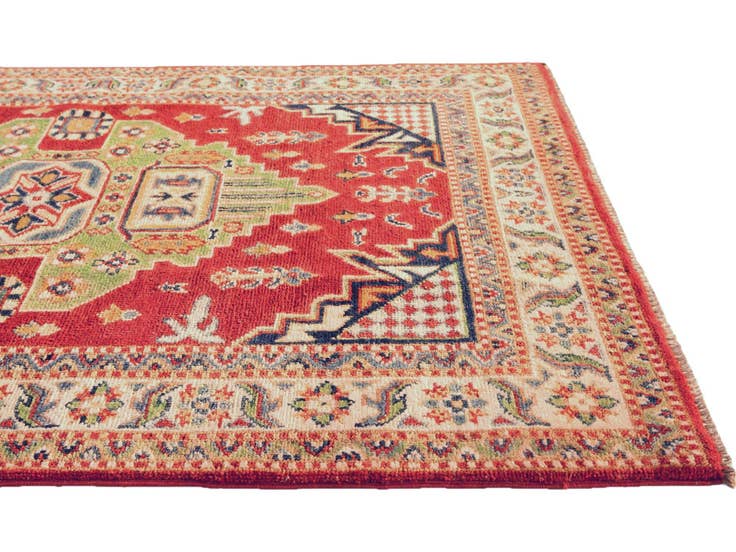 Detail image of 3' 3 x 4' 11 Hand Knotted Kazak Rug