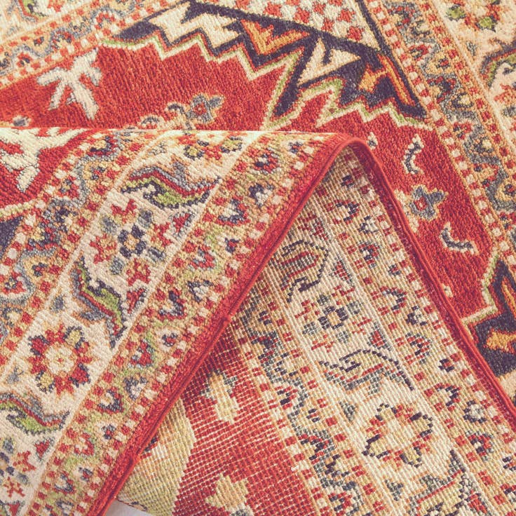 Detail image of 3' 3 x 4' 11 Hand Knotted Kazak Rug