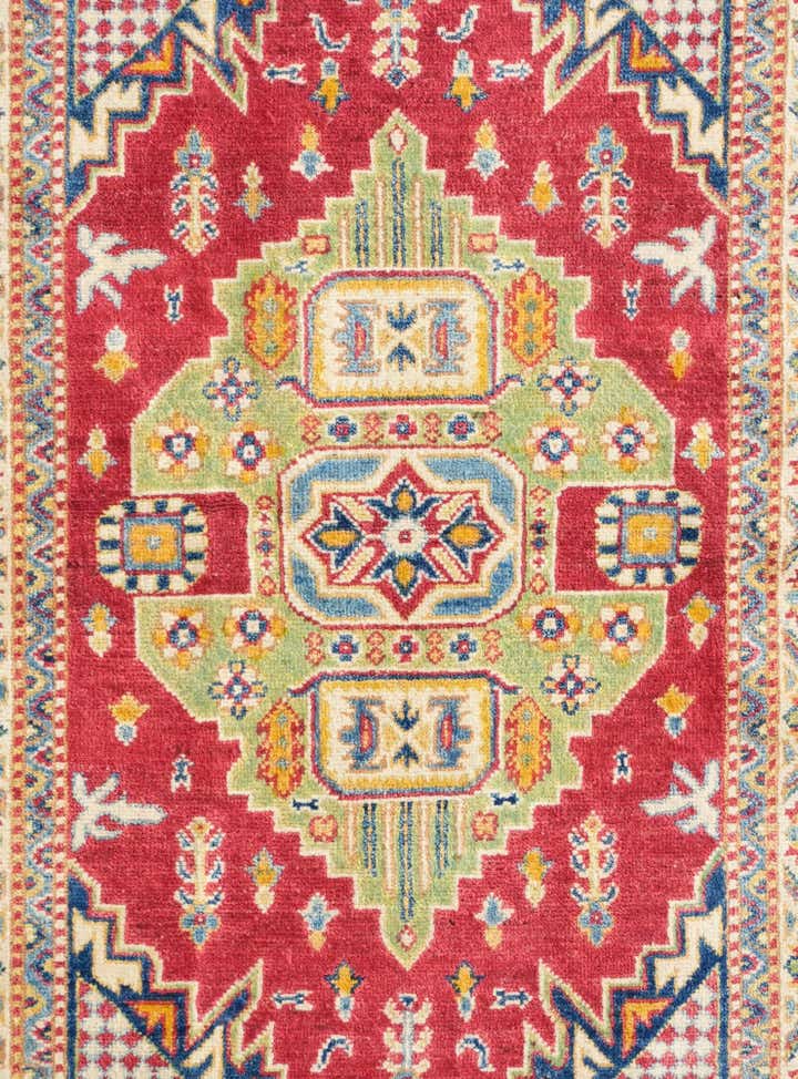 3' 3 x 4' 11 Hand Knotted Kazak Rug