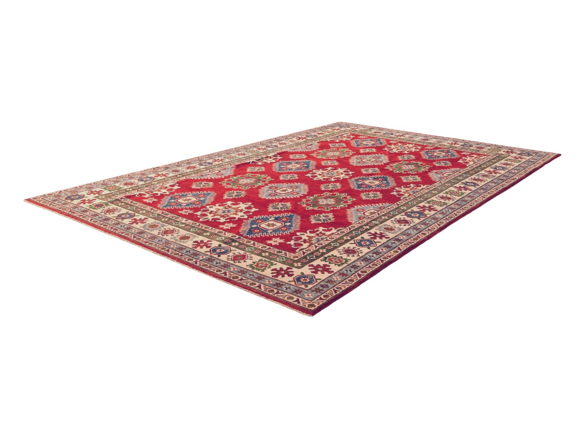 6' 8 x 9' 10 Hand Knotted Kazak Rug
