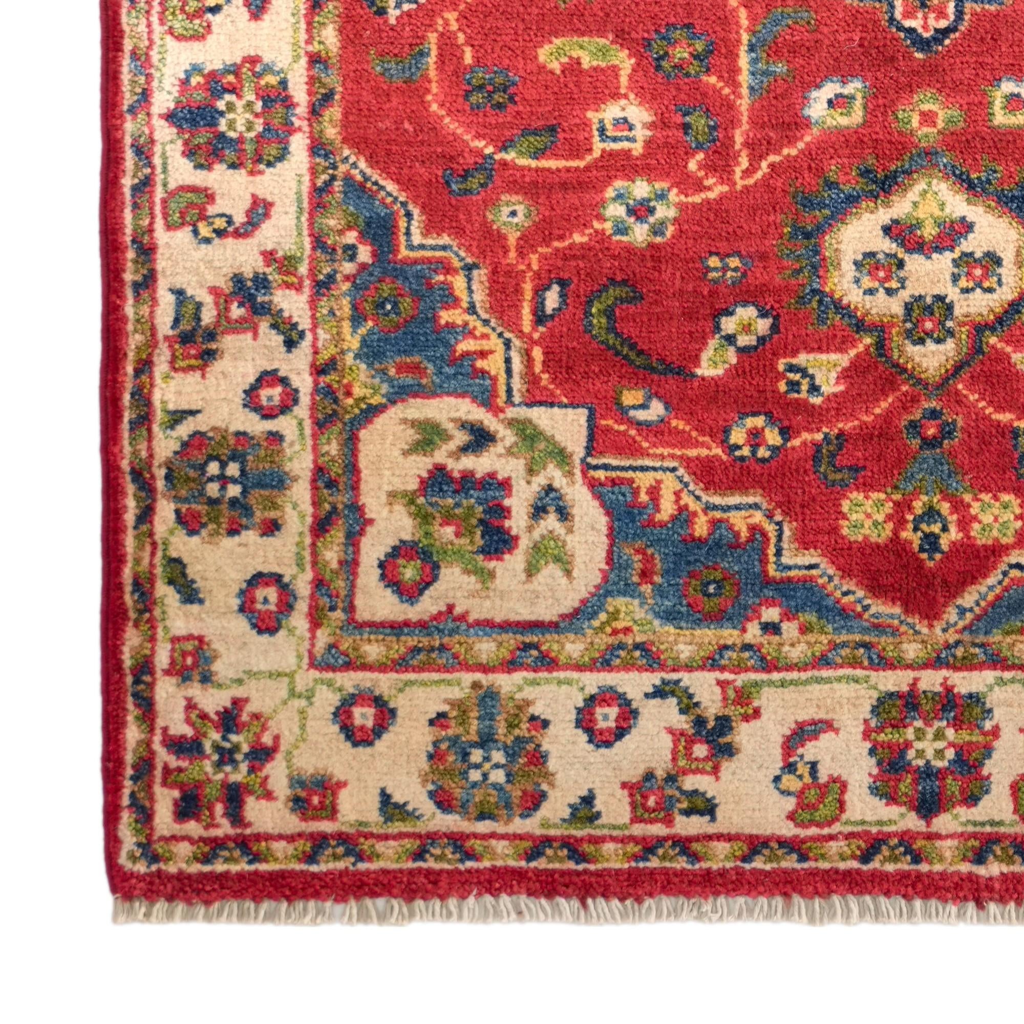 2' 8 x 4' Hand Knotted Kazak Rug