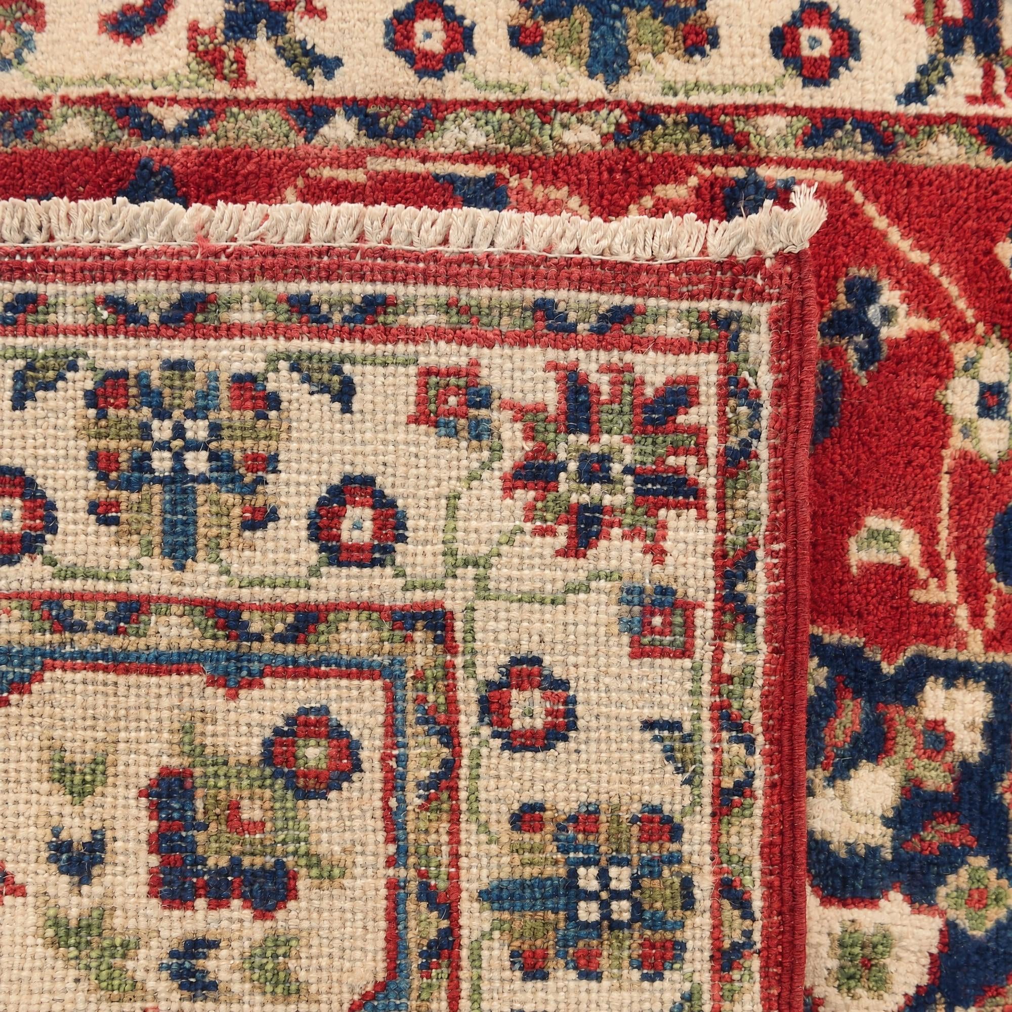 2' 8 x 4' Hand Knotted Kazak Rug