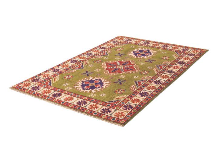 3' 3 x 4' 10 Hand Knotted Kazak Rug
