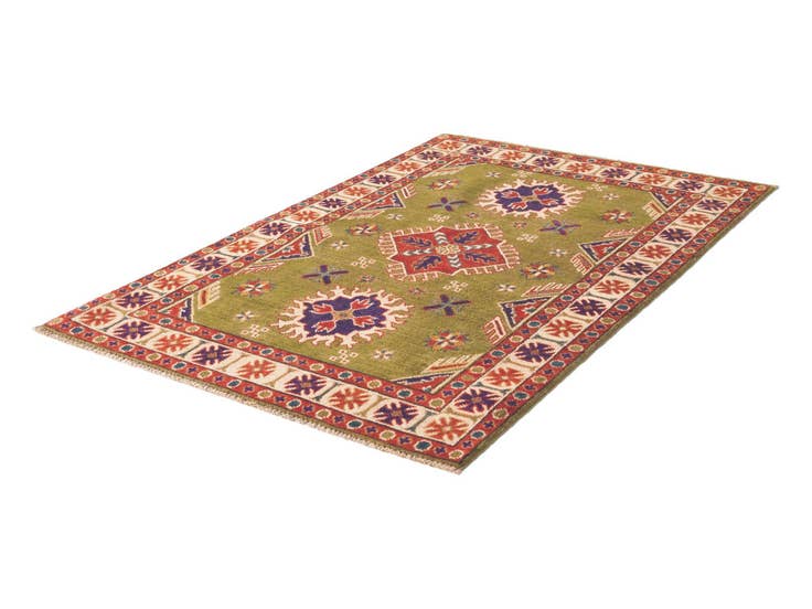 Detail image of 3' 3 x 4' 10 Hand Knotted Kazak Rug