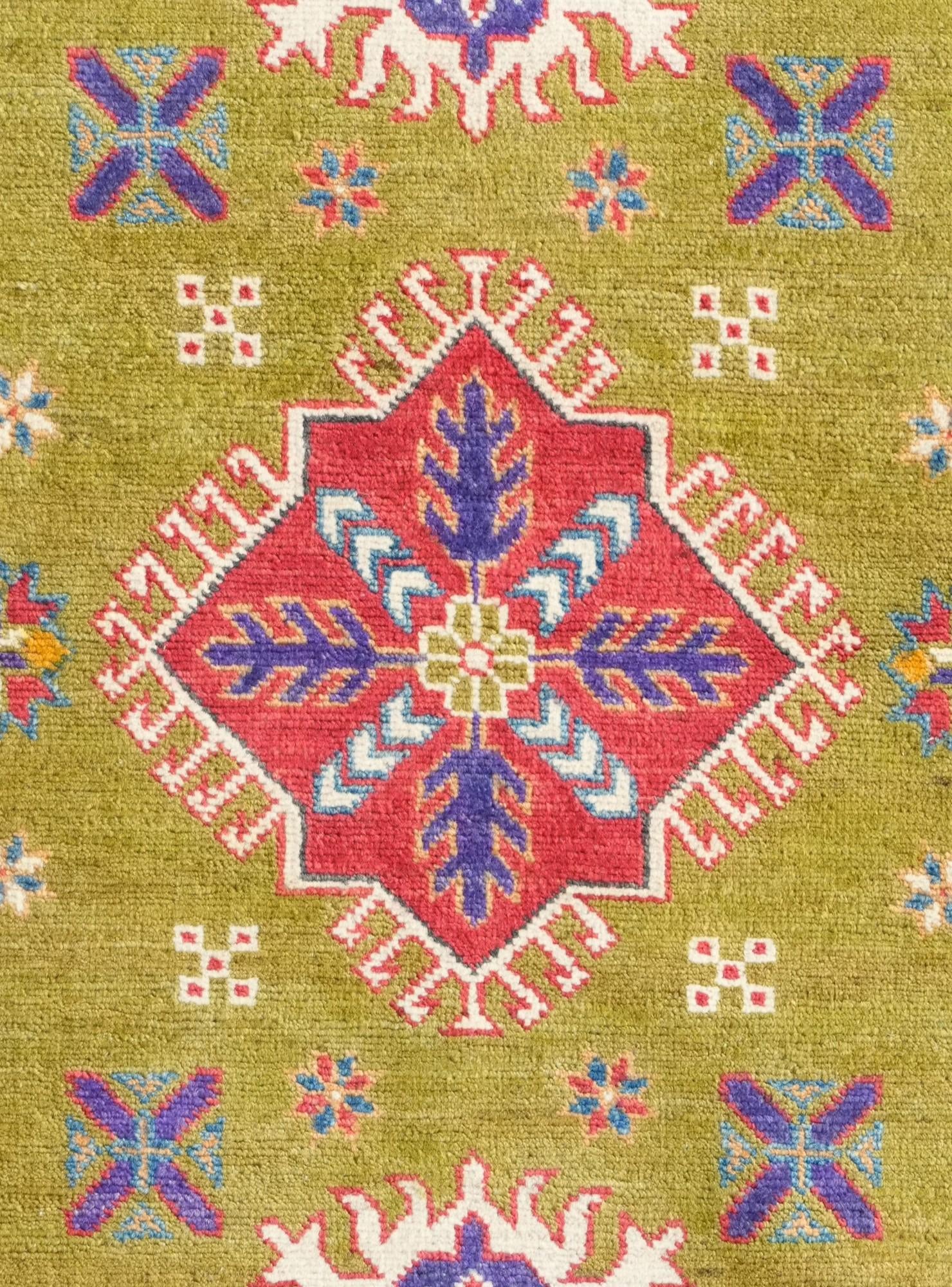 3' 3 x 4' 10 Hand Knotted Kazak Rug