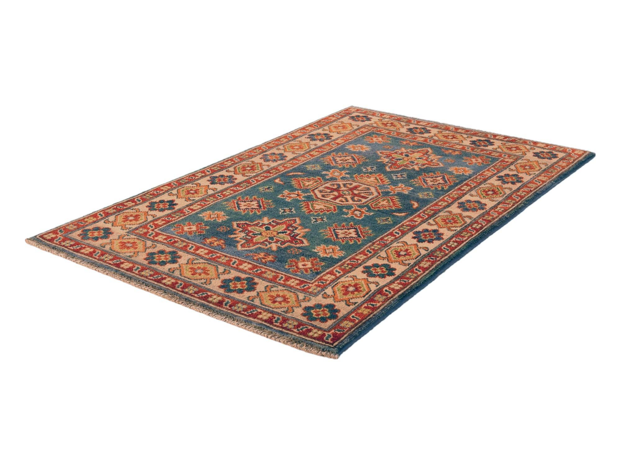 2' 7 x 4' Hand Knotted Kazak Rug