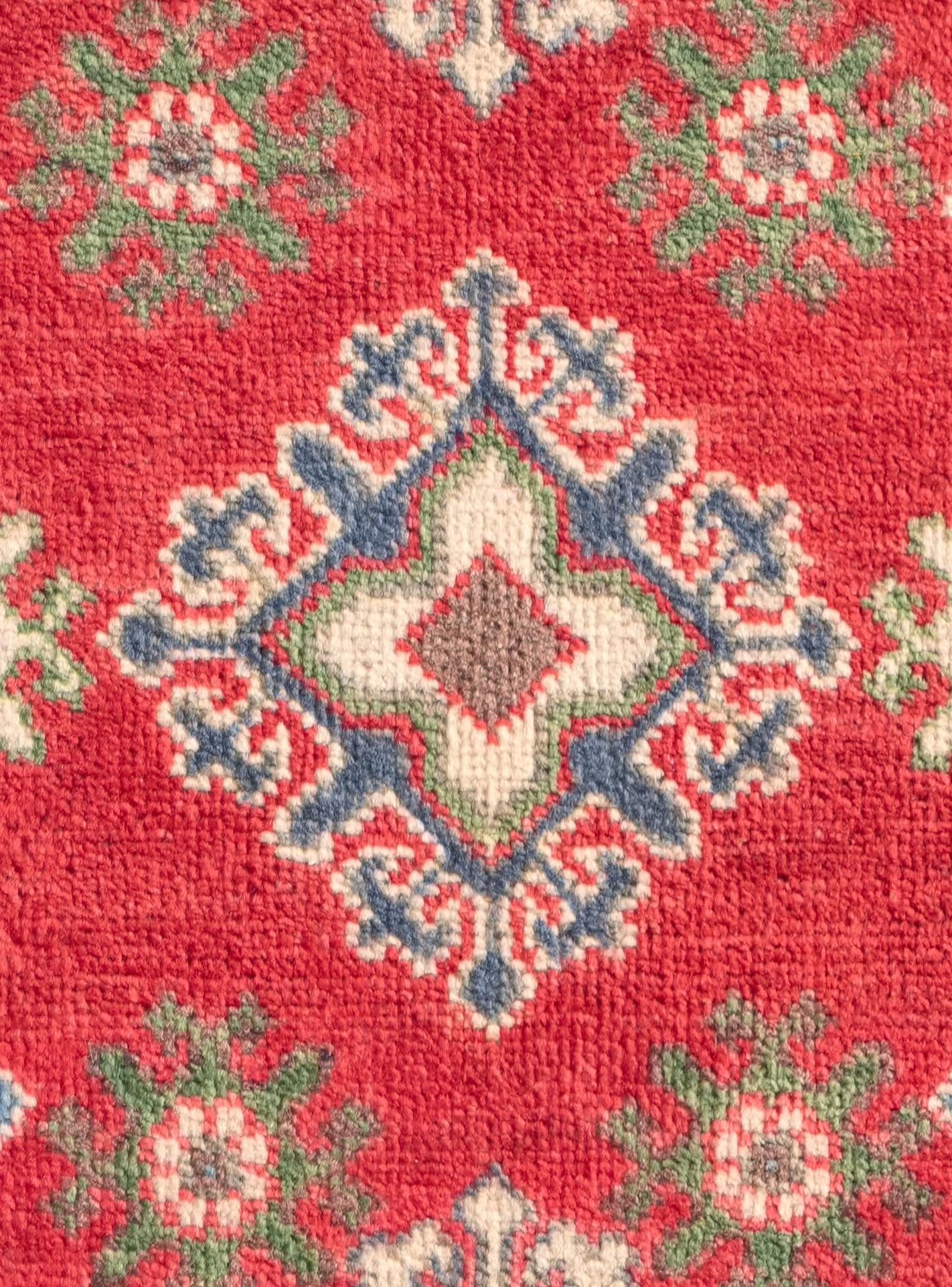 2' 7 x 4' Hand Knotted Kazak Rug