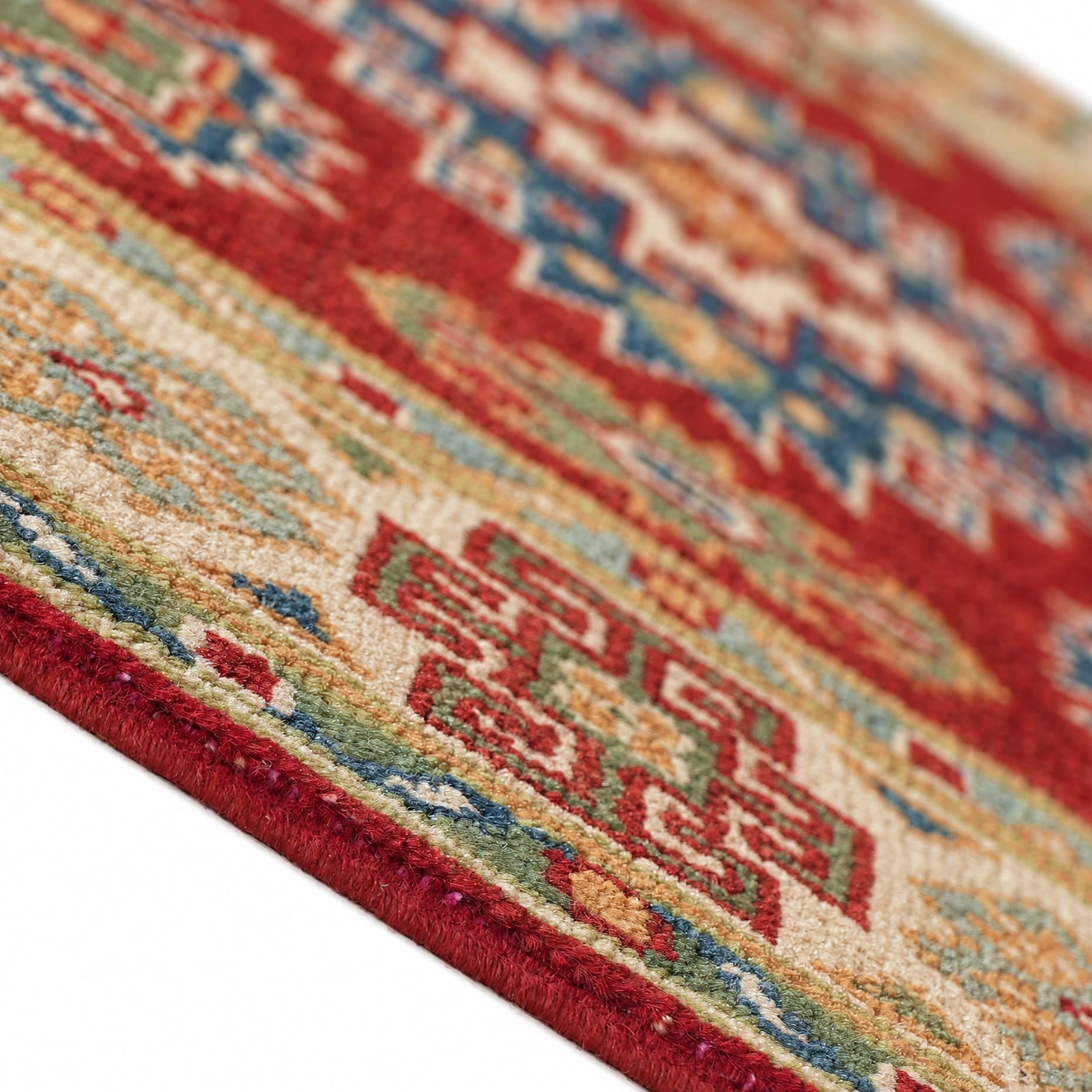 75cm x 115cm Handgeknüpft Kazak Teppich