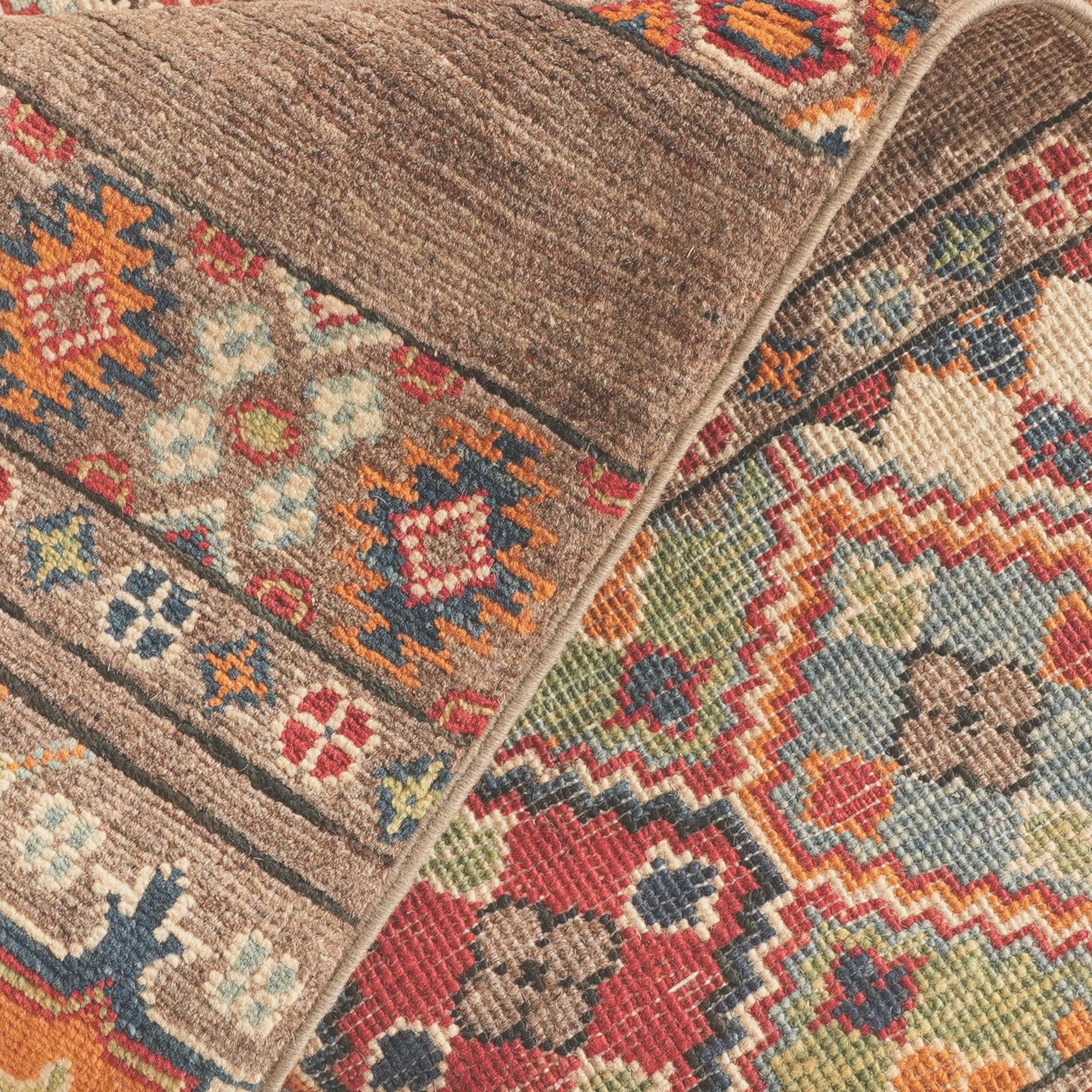 Detail image 8 of 11: 4' 1 x 6' 1 Hand Knotted Kazak Rug