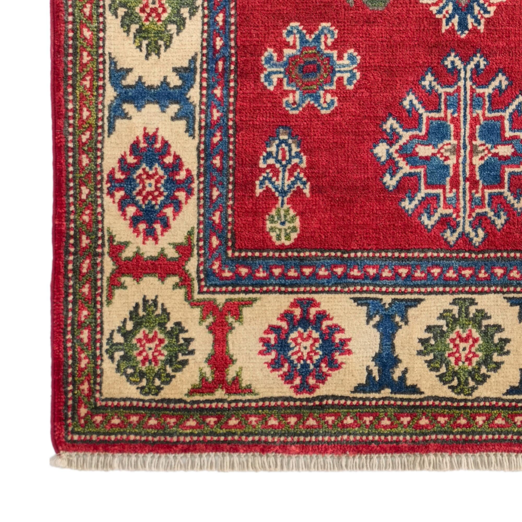 85cm x 125cm Hand Knotted Kazak Rug
