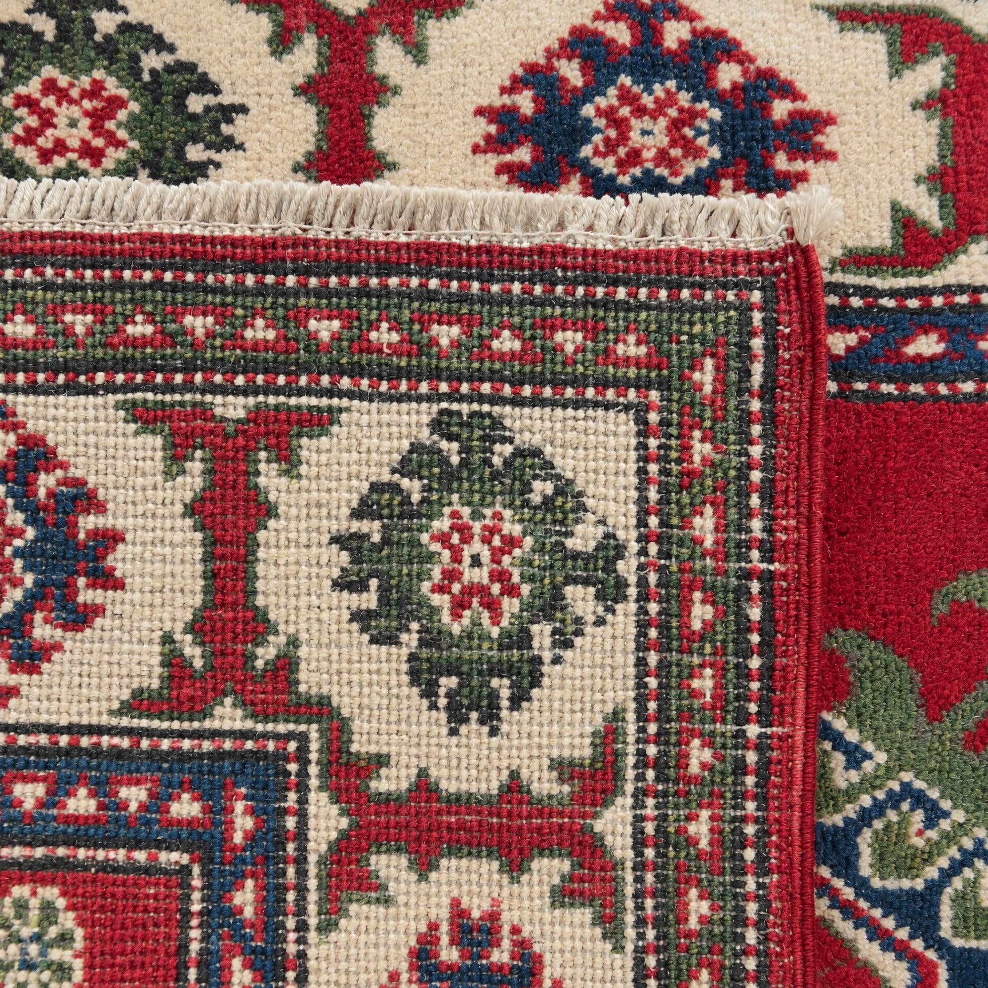 Detail image 11 of 11: 2' 9 x 4' 1 Hand Knotted Kazak Rug